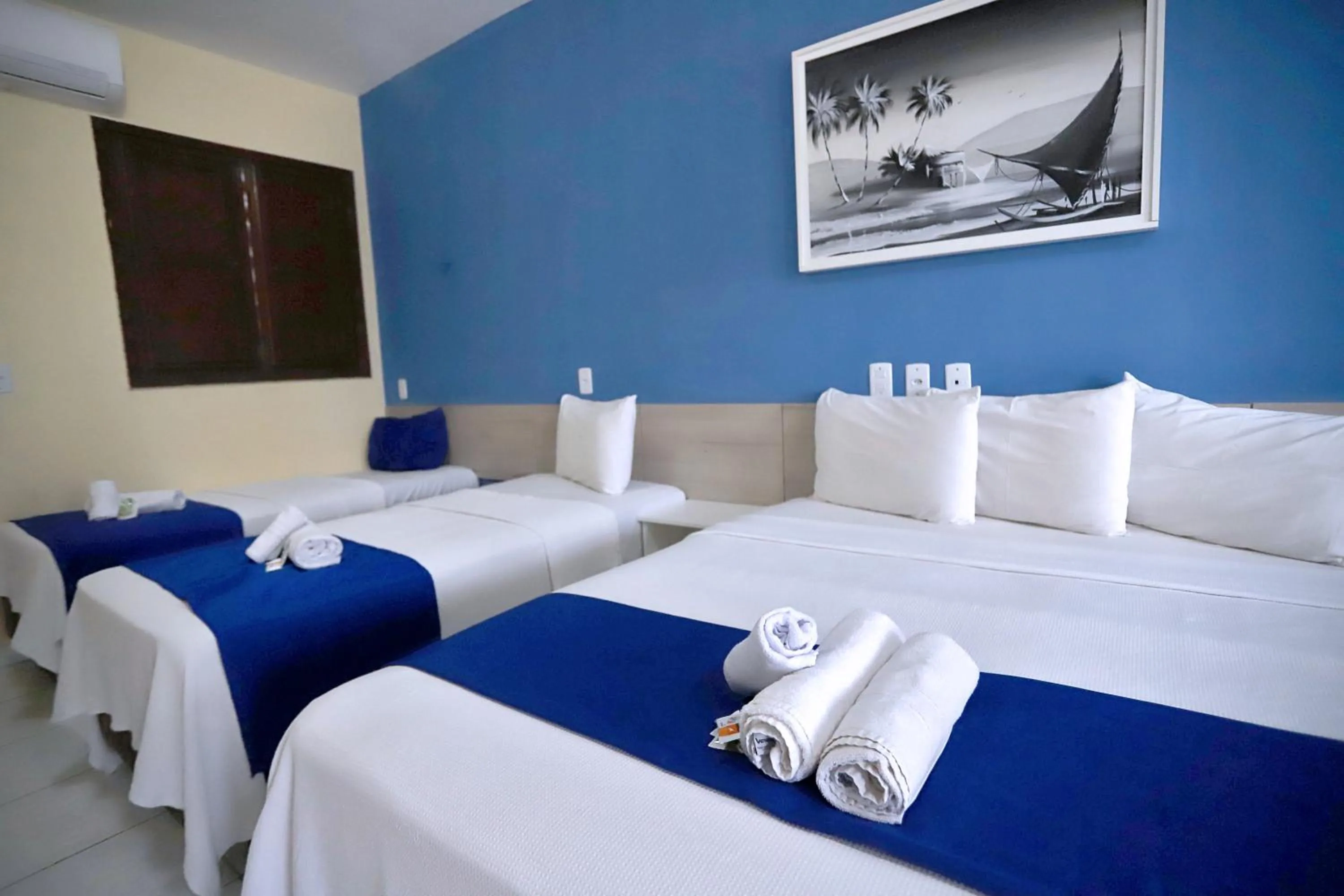 Bed in Pousada Costera