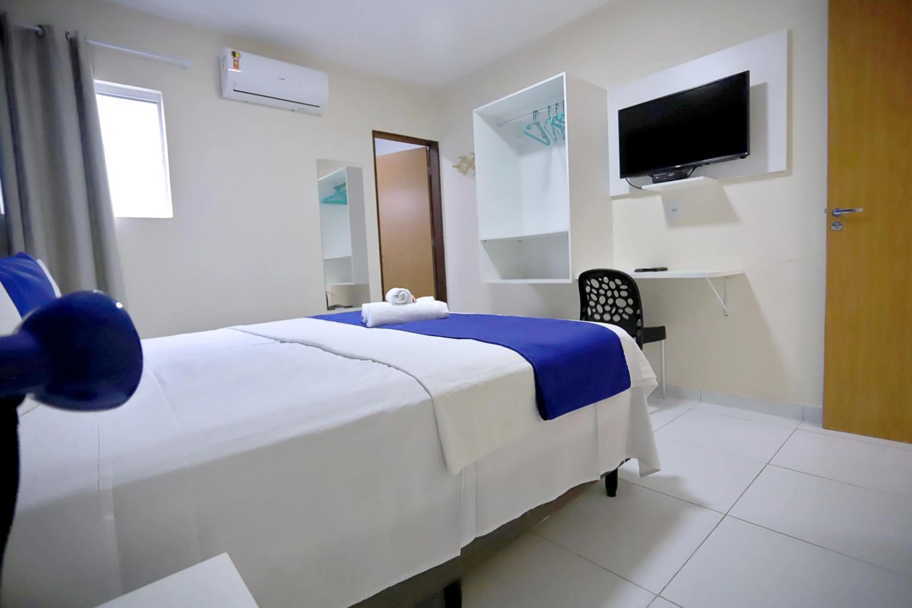 Bed in Pousada Costera