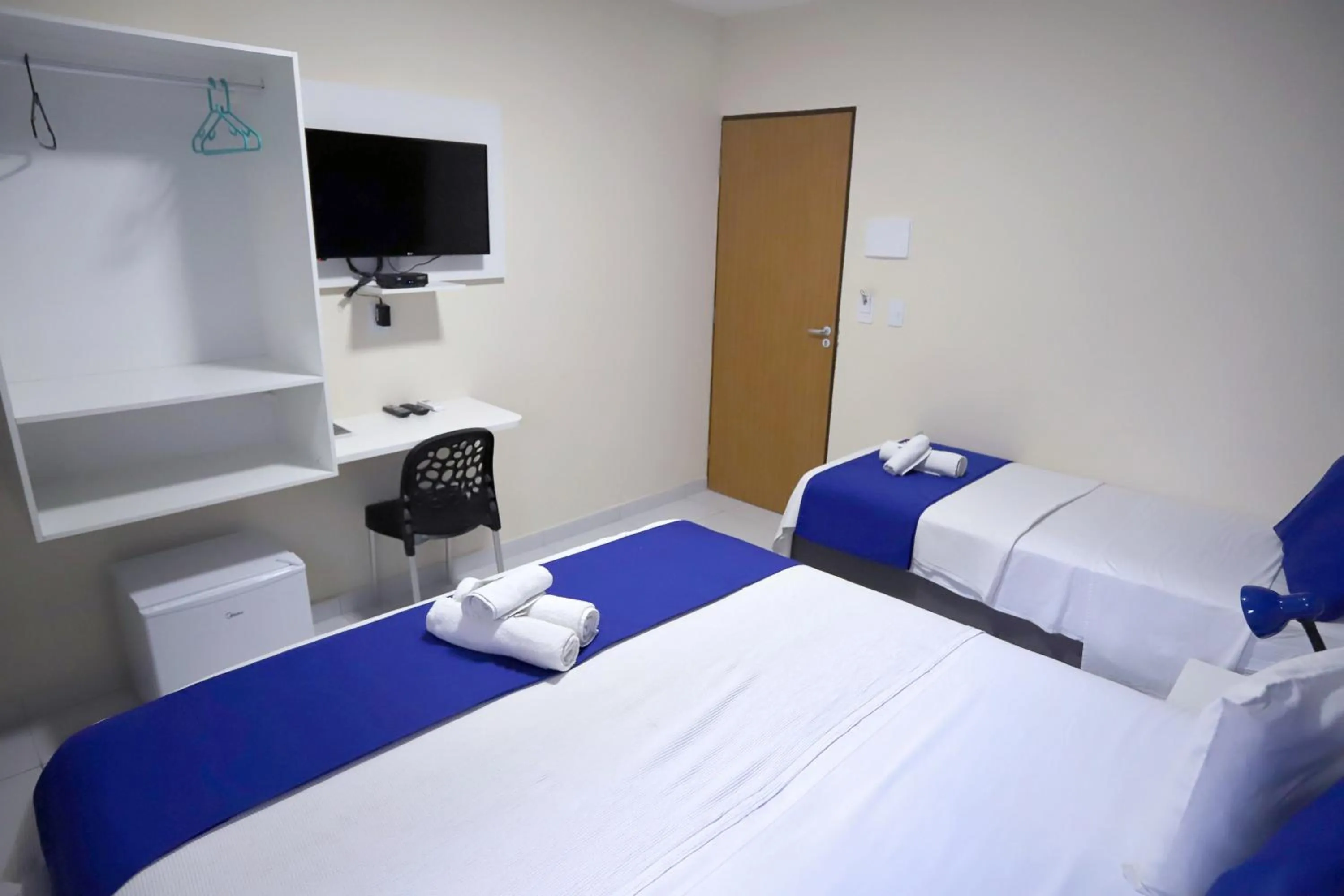 Bed in Pousada Costera