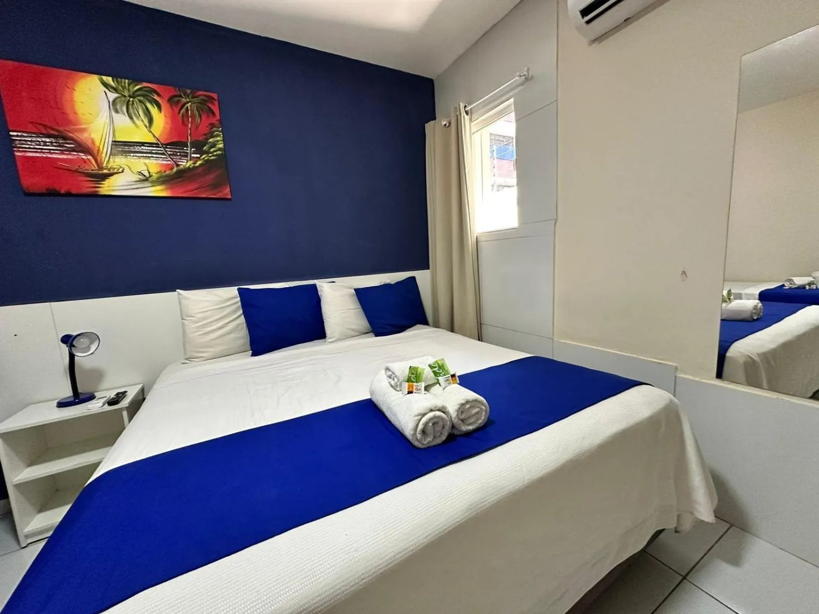 Bed in Pousada Costera