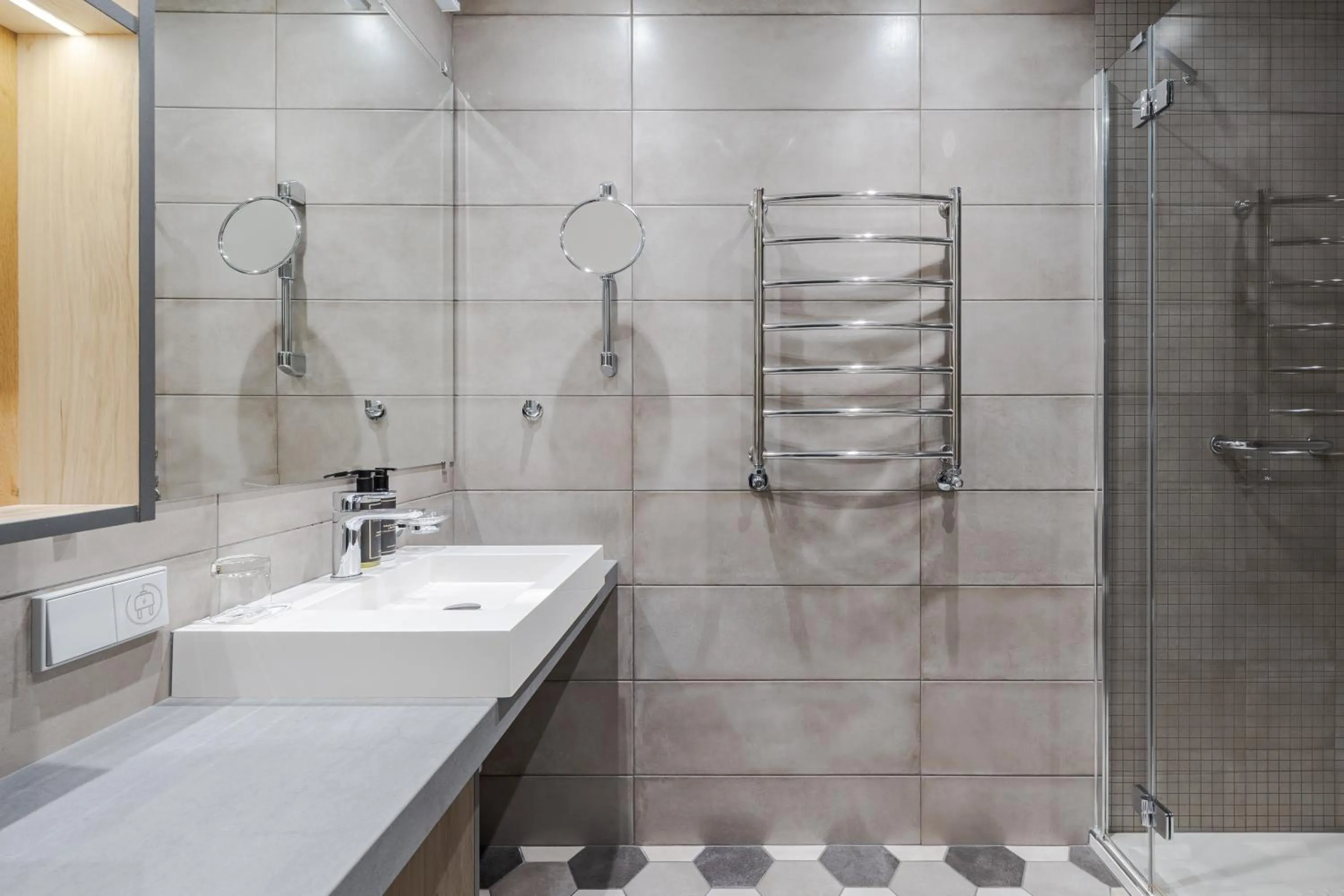 Bathroom in Eurostars Metropole