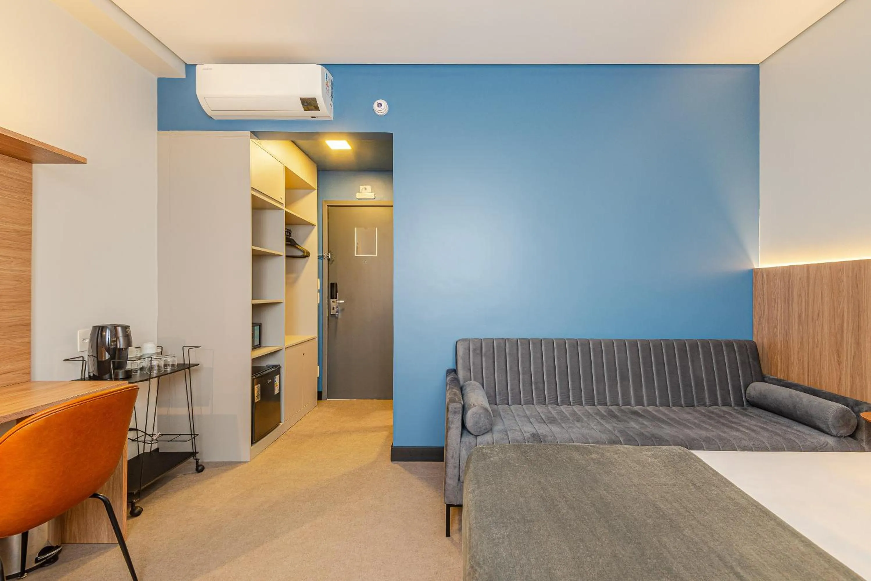 Bed in Roomo Transamerica Santos Gonzaga