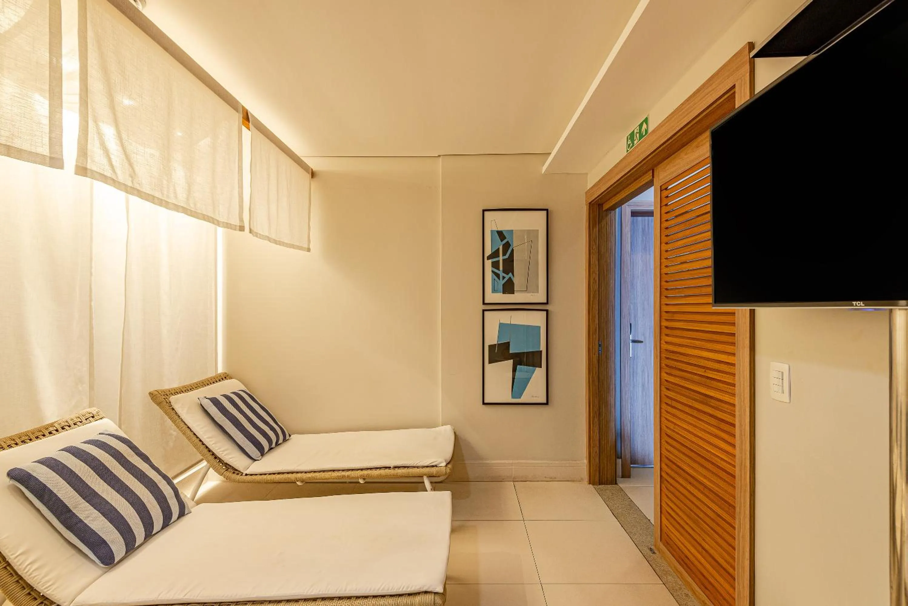 Sauna in Roomo Transamerica Santos Gonzaga