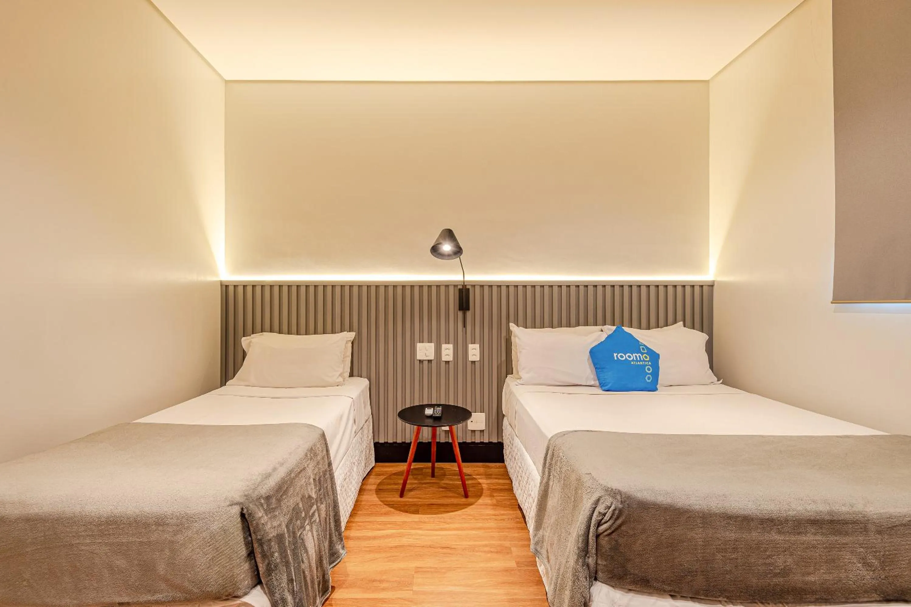 Bed in Roomo Transamerica Santos Gonzaga