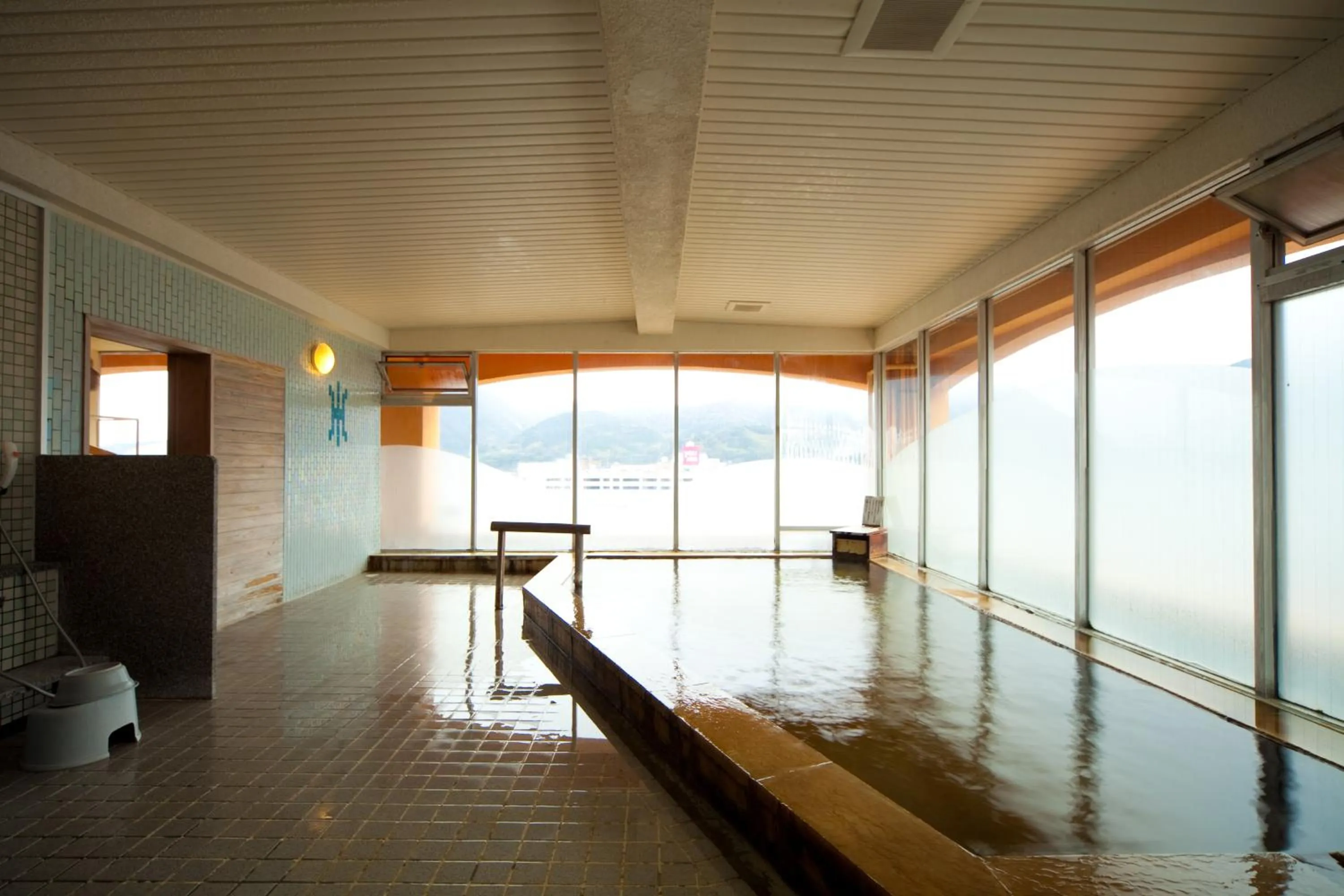 Hot Spring Bath in Hotel Aile