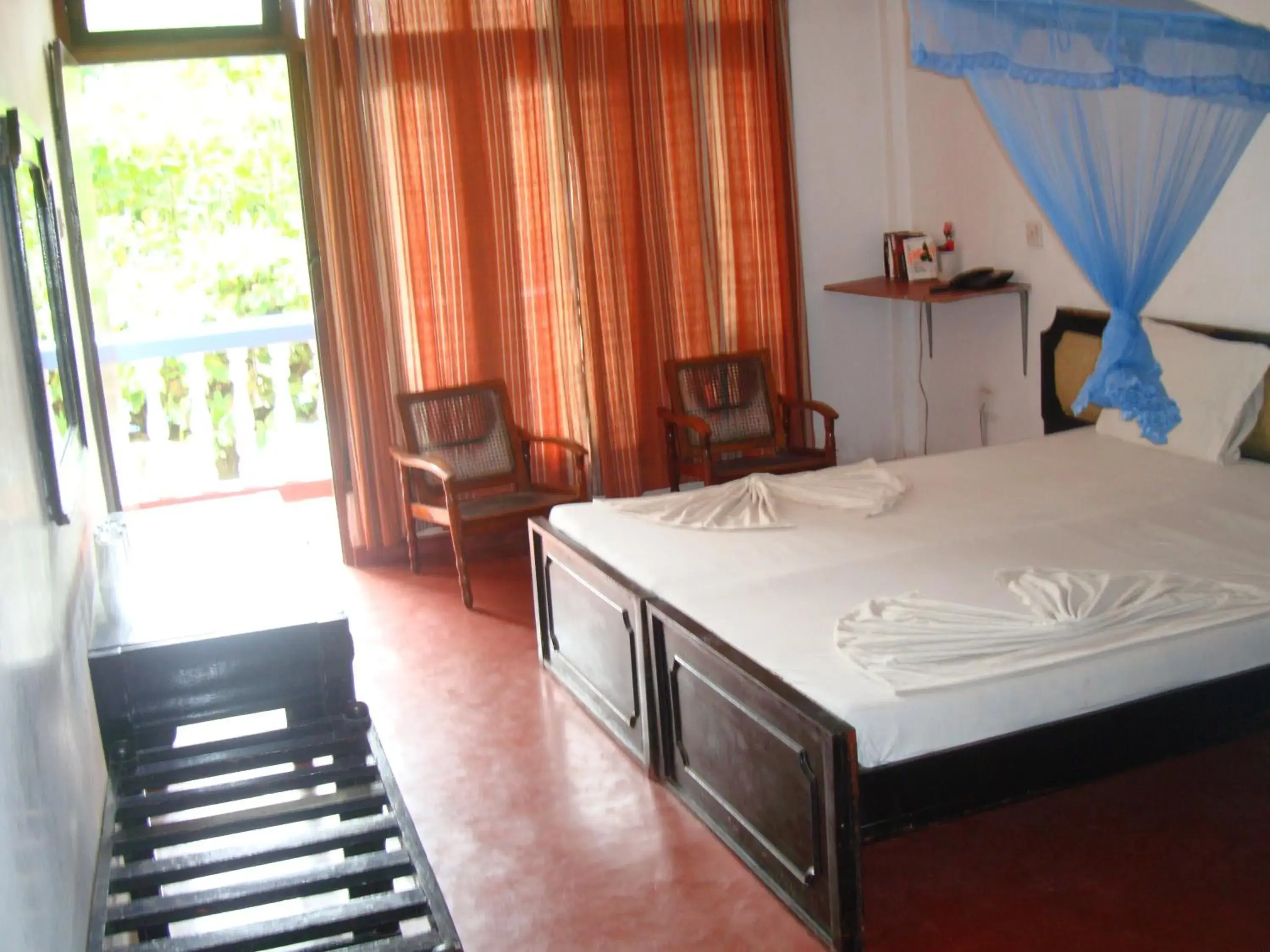 Standard Double Room with Fan & Sea View in Topaz Beach Hotel Standard Double Room with Fan & Sea View in Topaz Beach Hotel