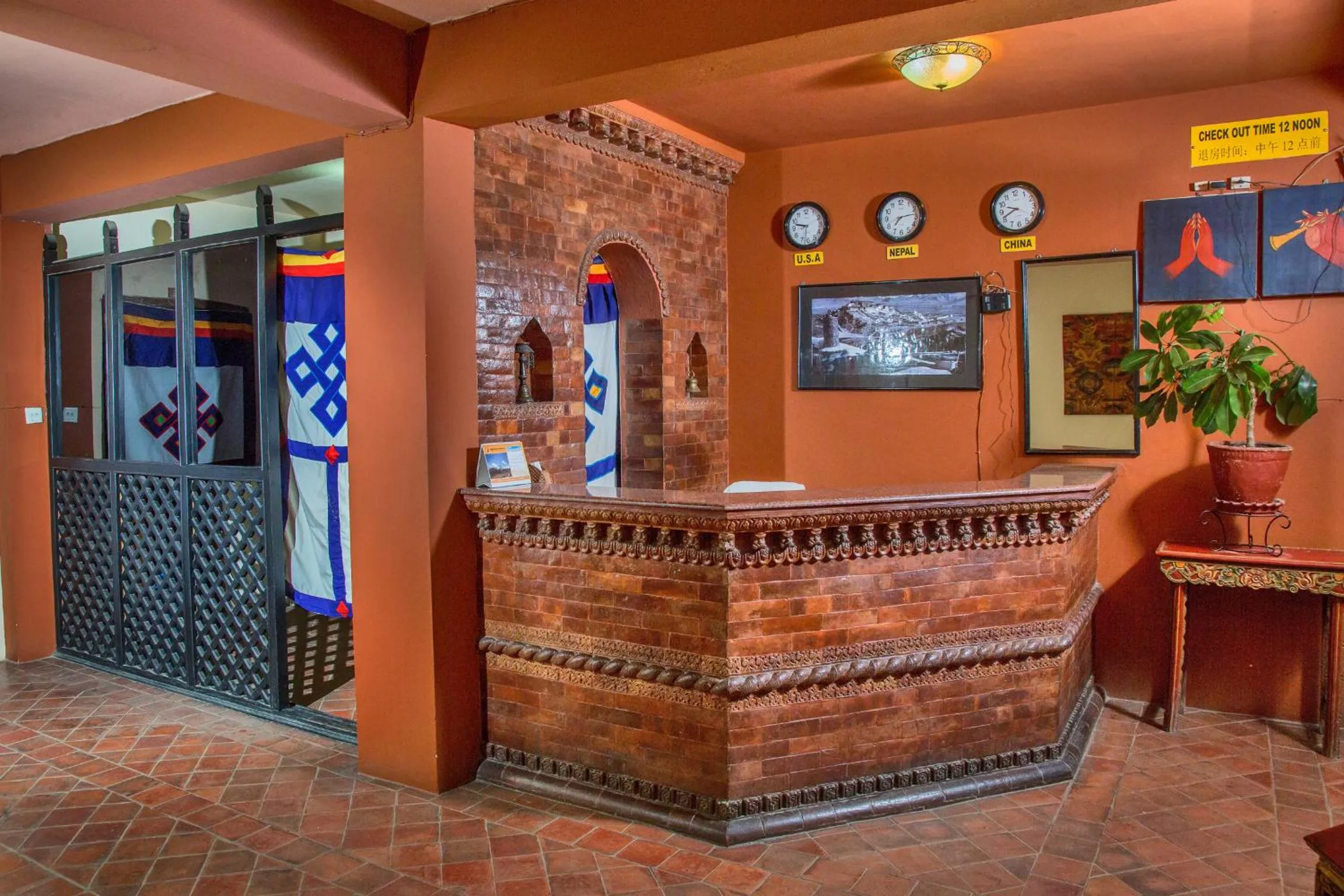 Lobby or reception in Hotel Namtso