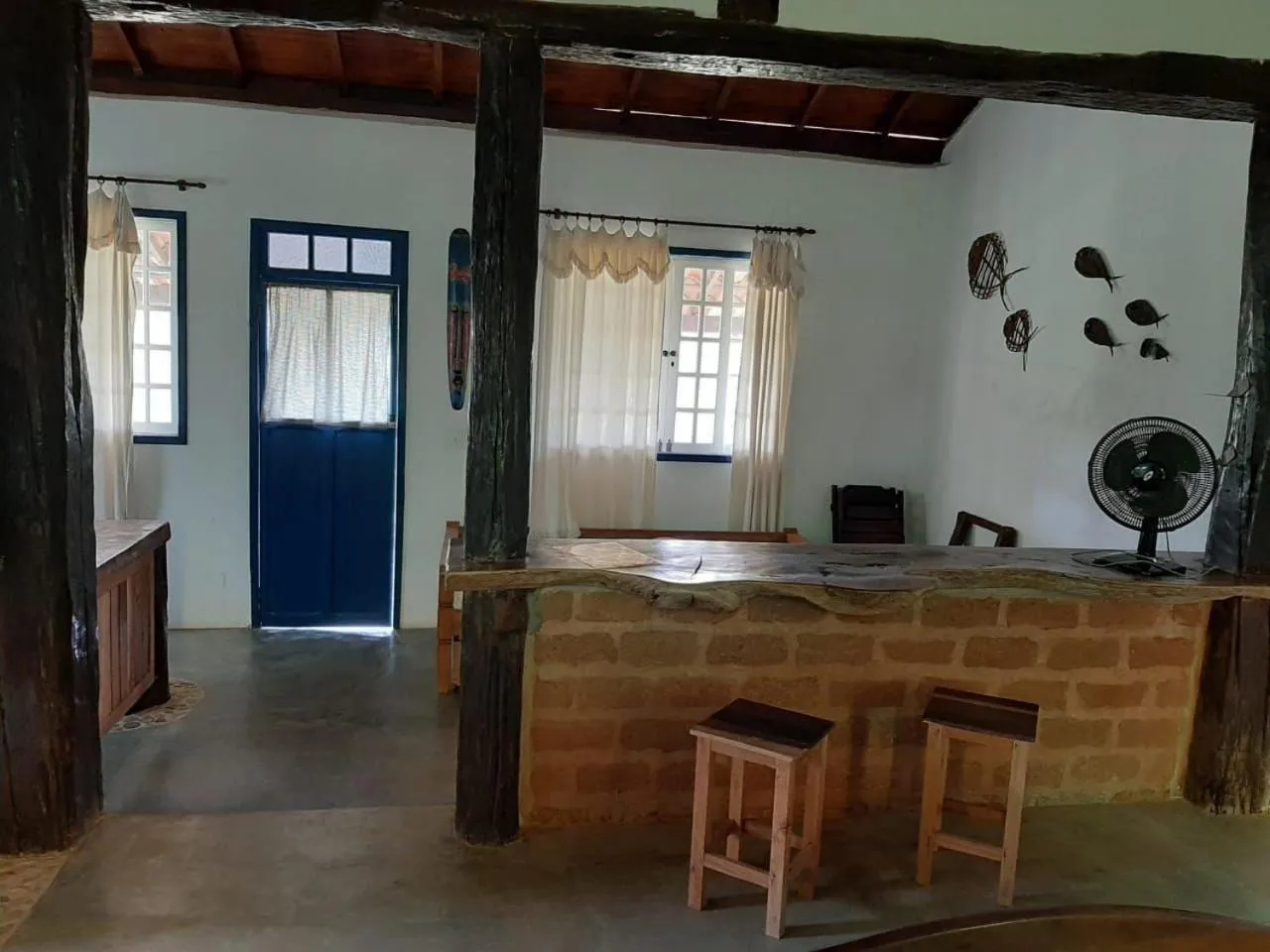 Living room in Pousada Chalé Terra Viva