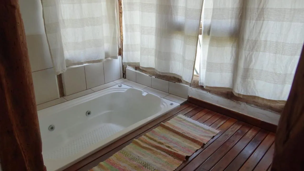 Hot Tub in Pousada Chalé Terra Viva