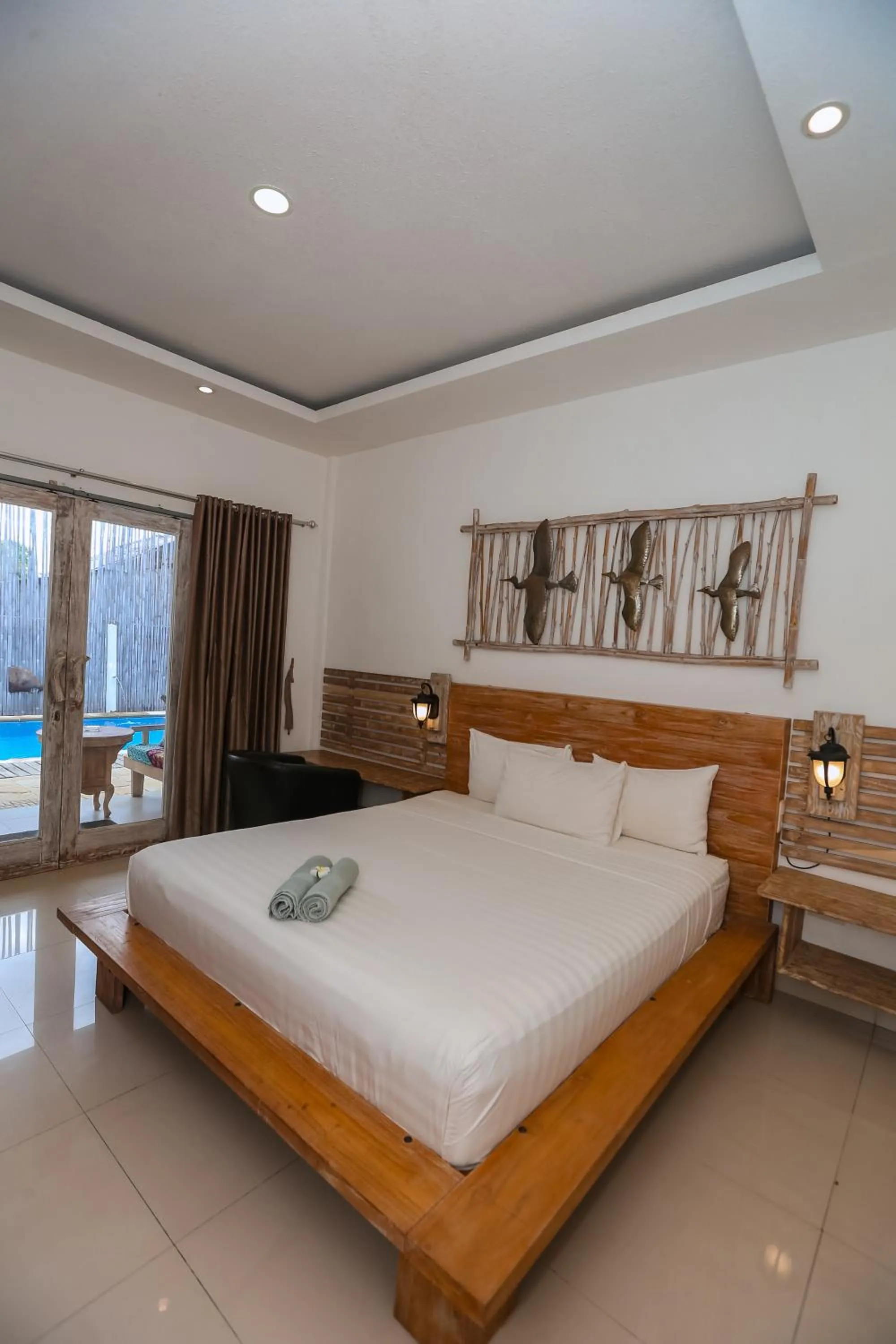 Bed in The 5 Brothers Hotel