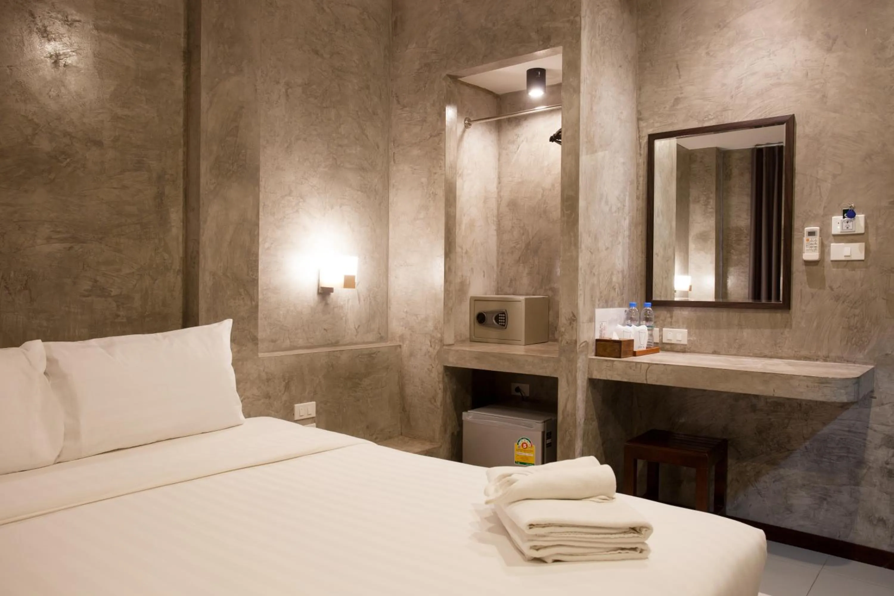 Bed in Ritsurin Boutique Hotel - โรงแรมริทสุริน บูติค