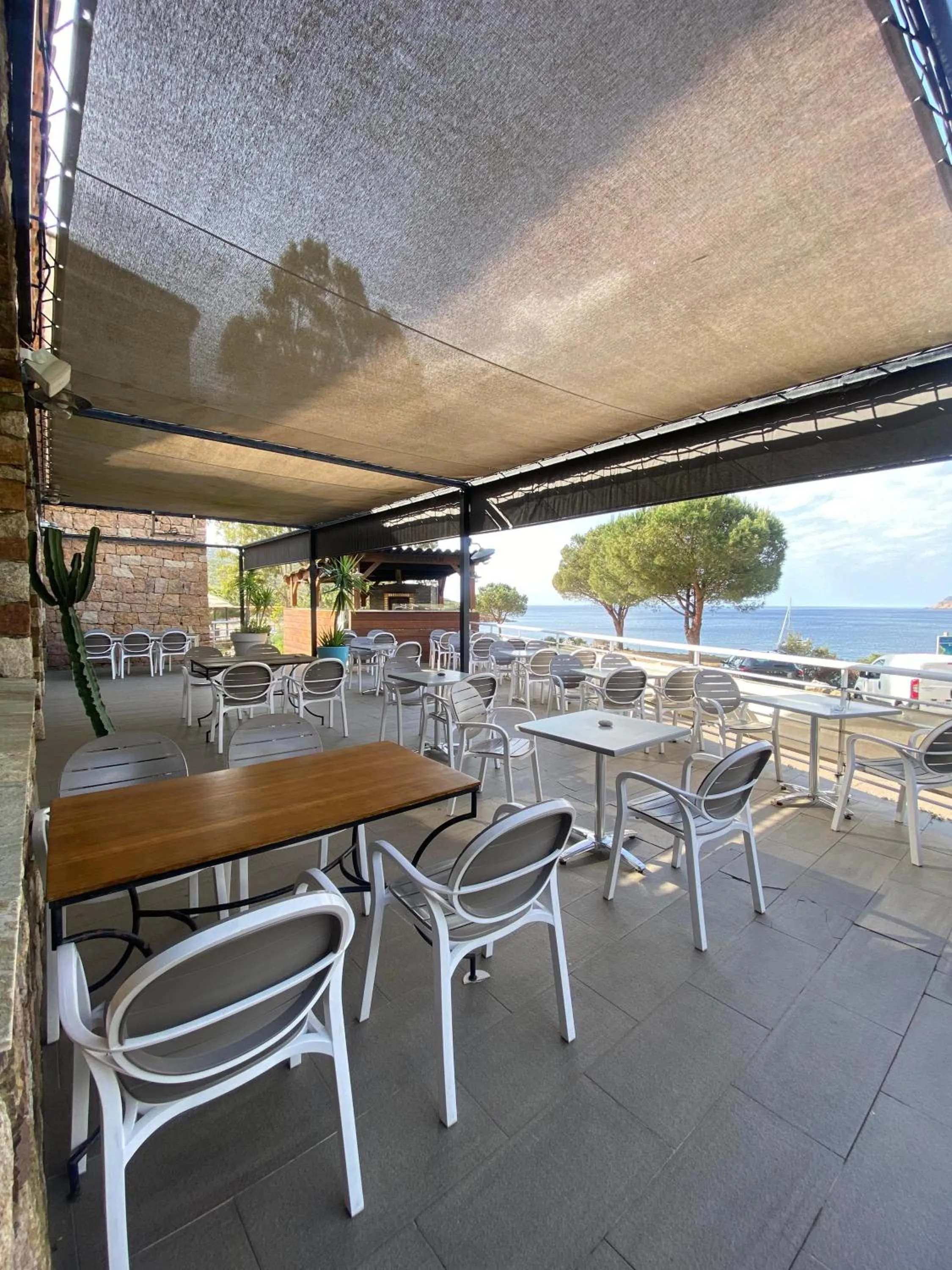 Patio in Hotel Restaurant Le Filosorma