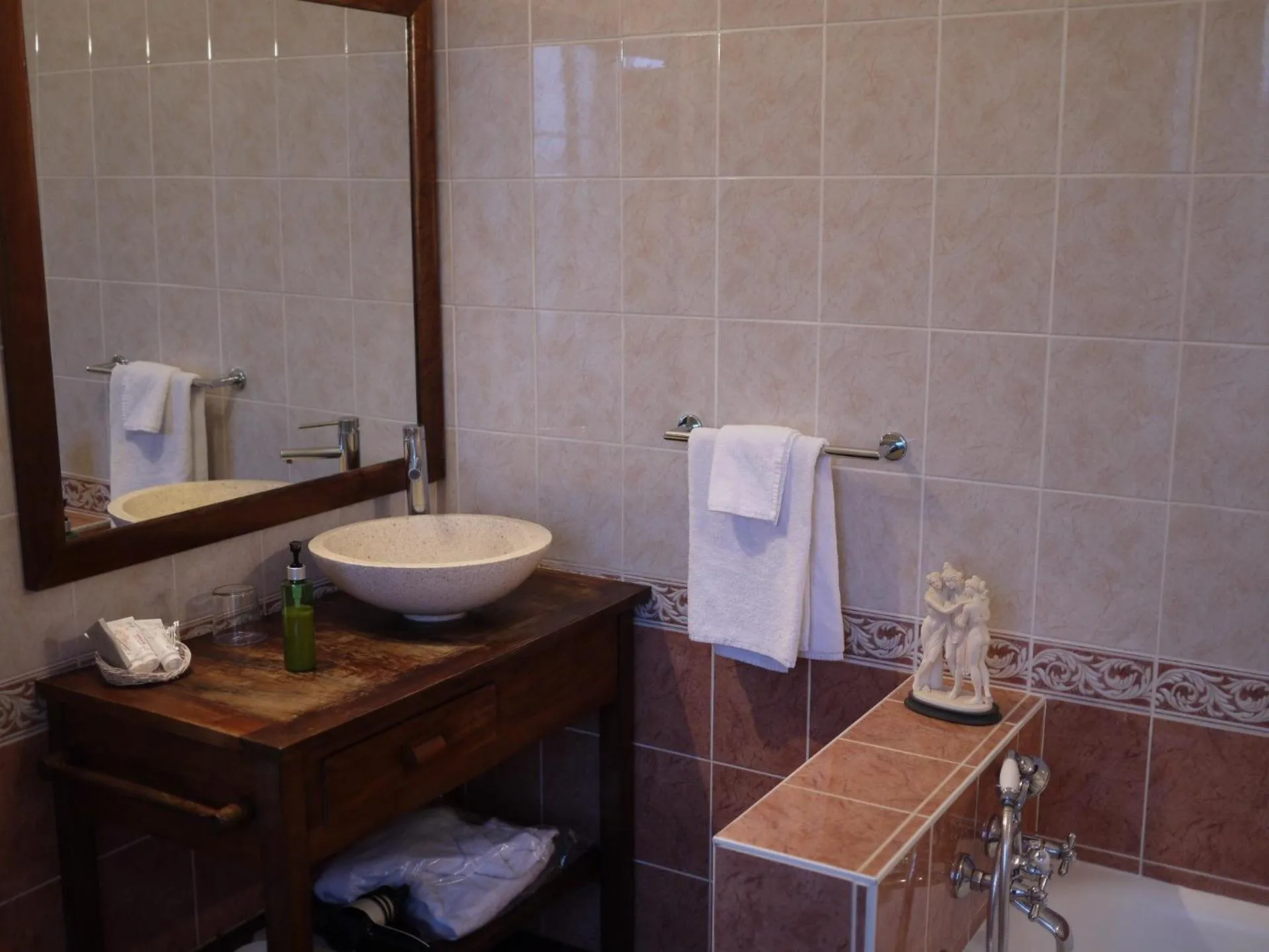 Bathroom in Logis Hotels Domaine du Châtelard