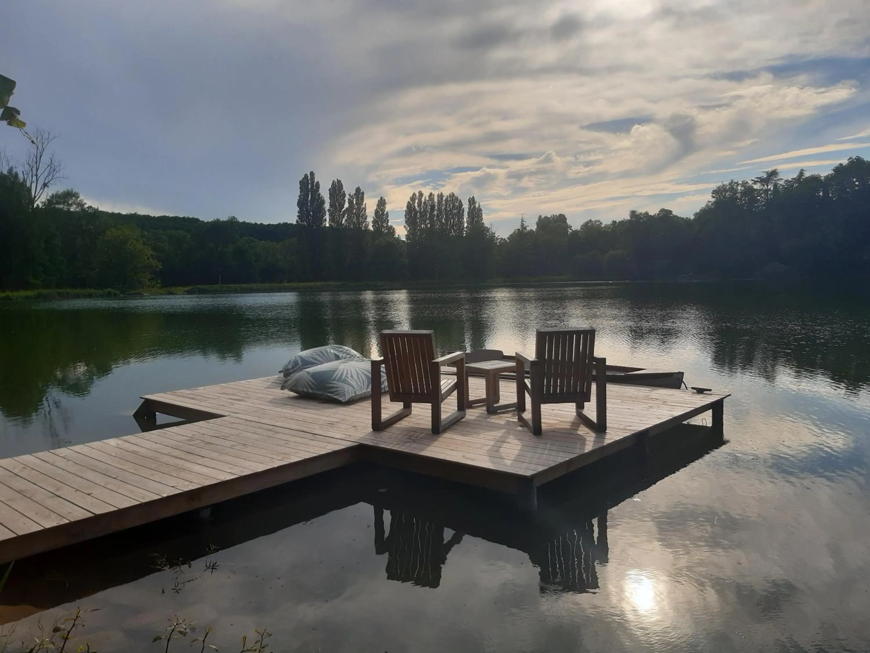 Lake view in Logis Hotels Domaine du Châtelard
