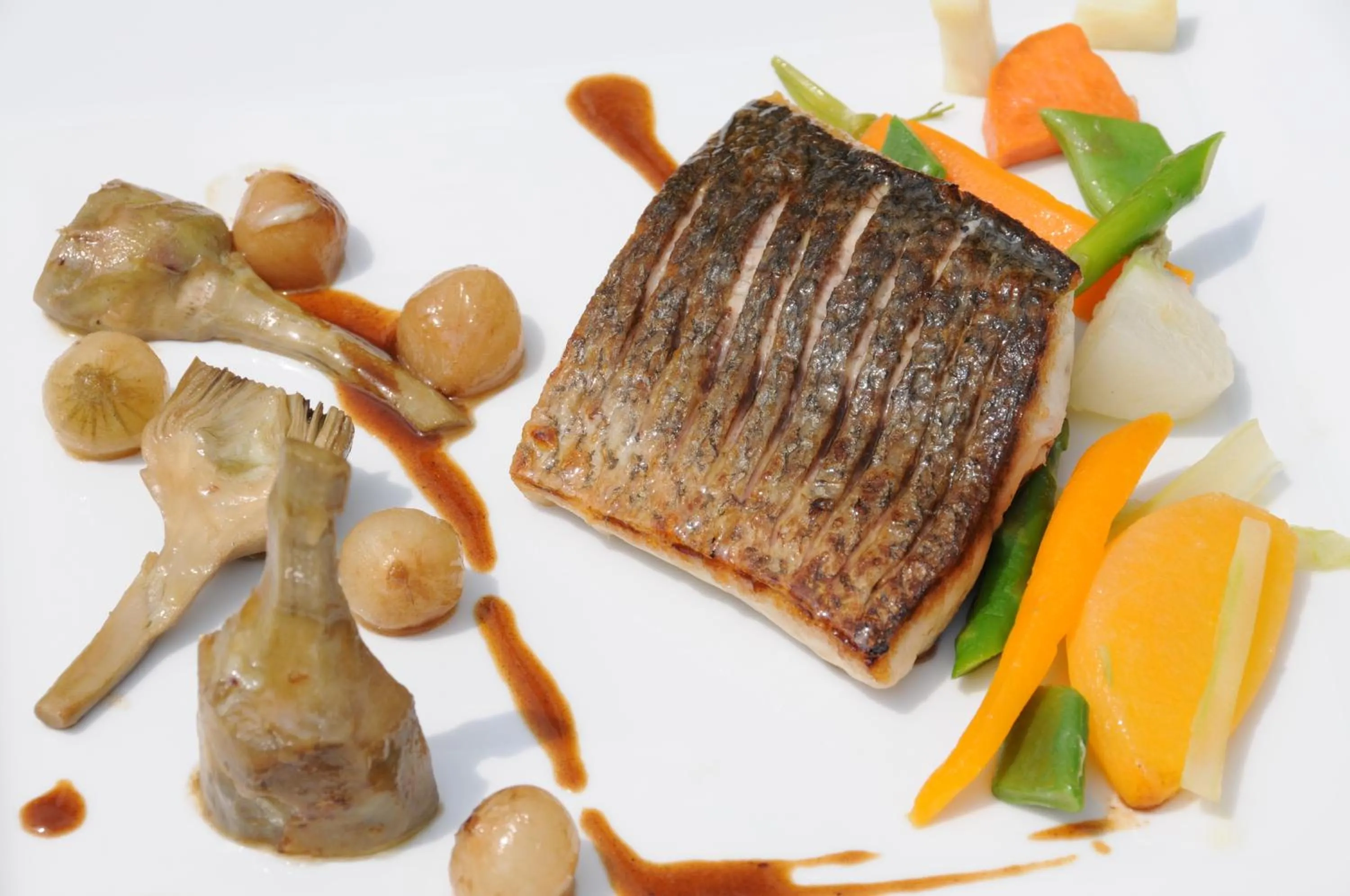 Food close-up in Logis Hotels Domaine du Châtelard