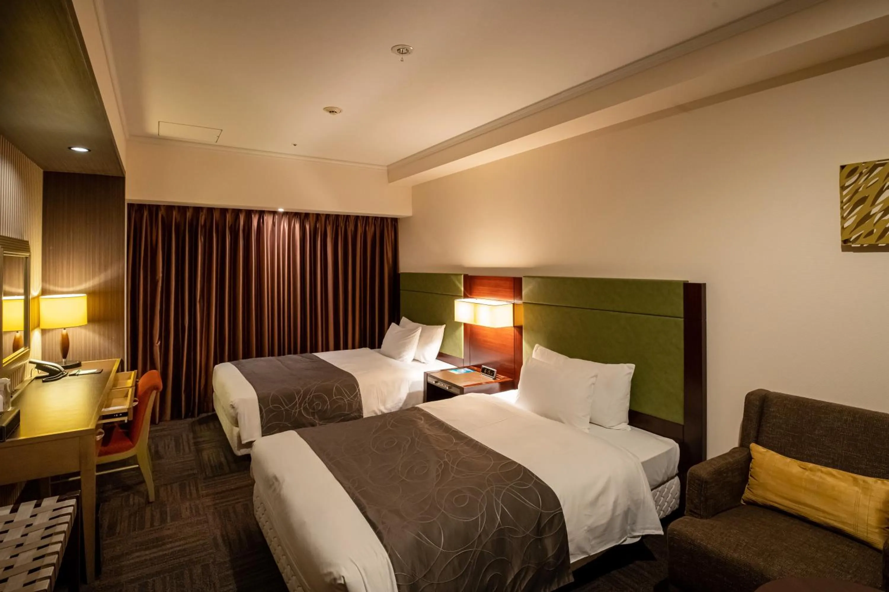 Bed in Ibis Styles Sapporo