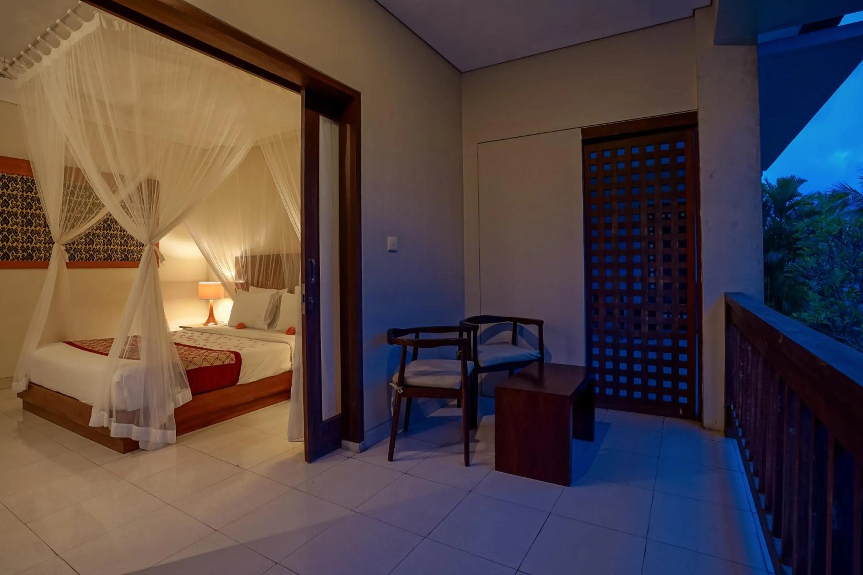 Bed in Pertiwi Resort & Spa
