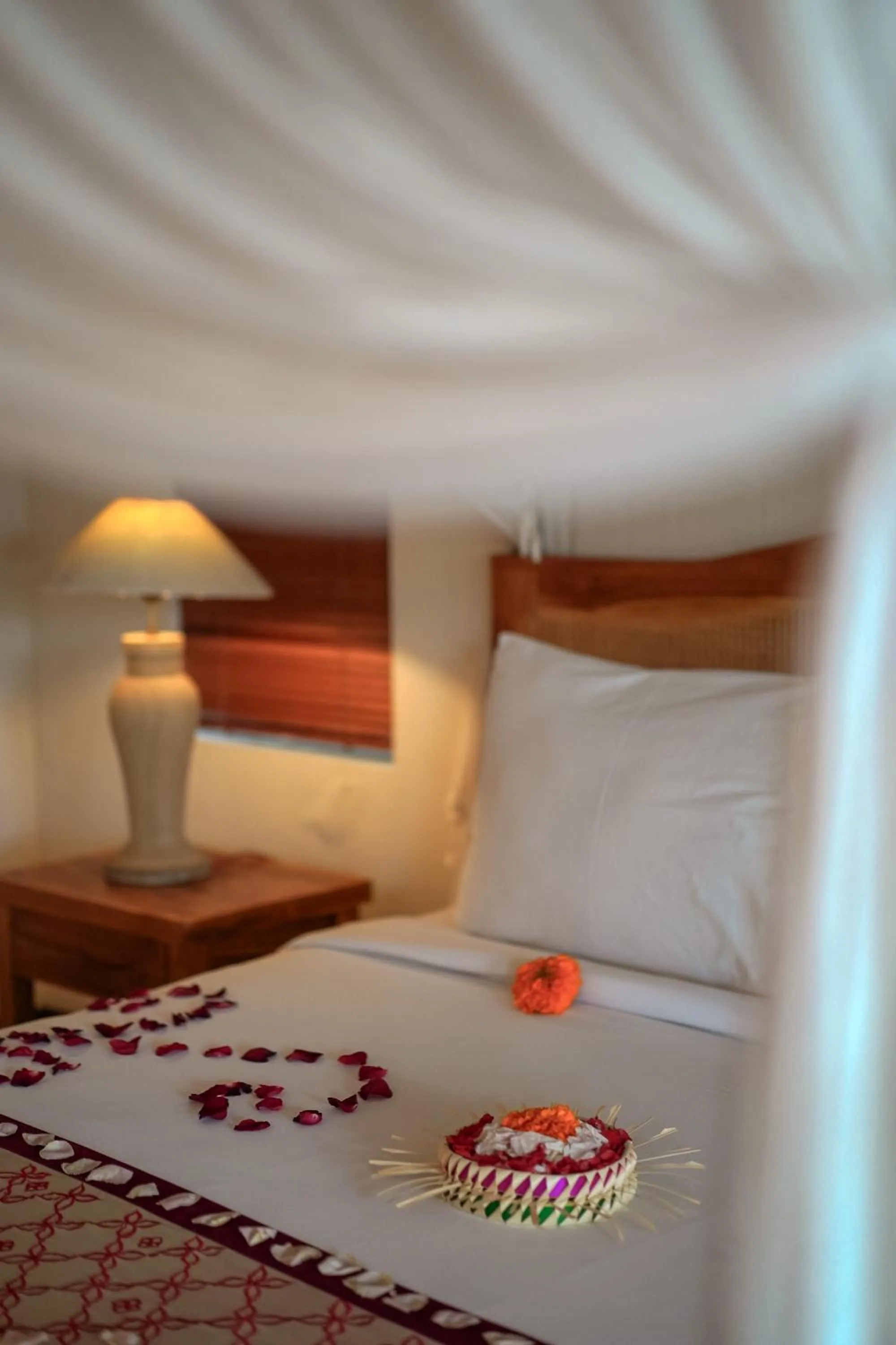 Bed in Pertiwi Resort & Spa
