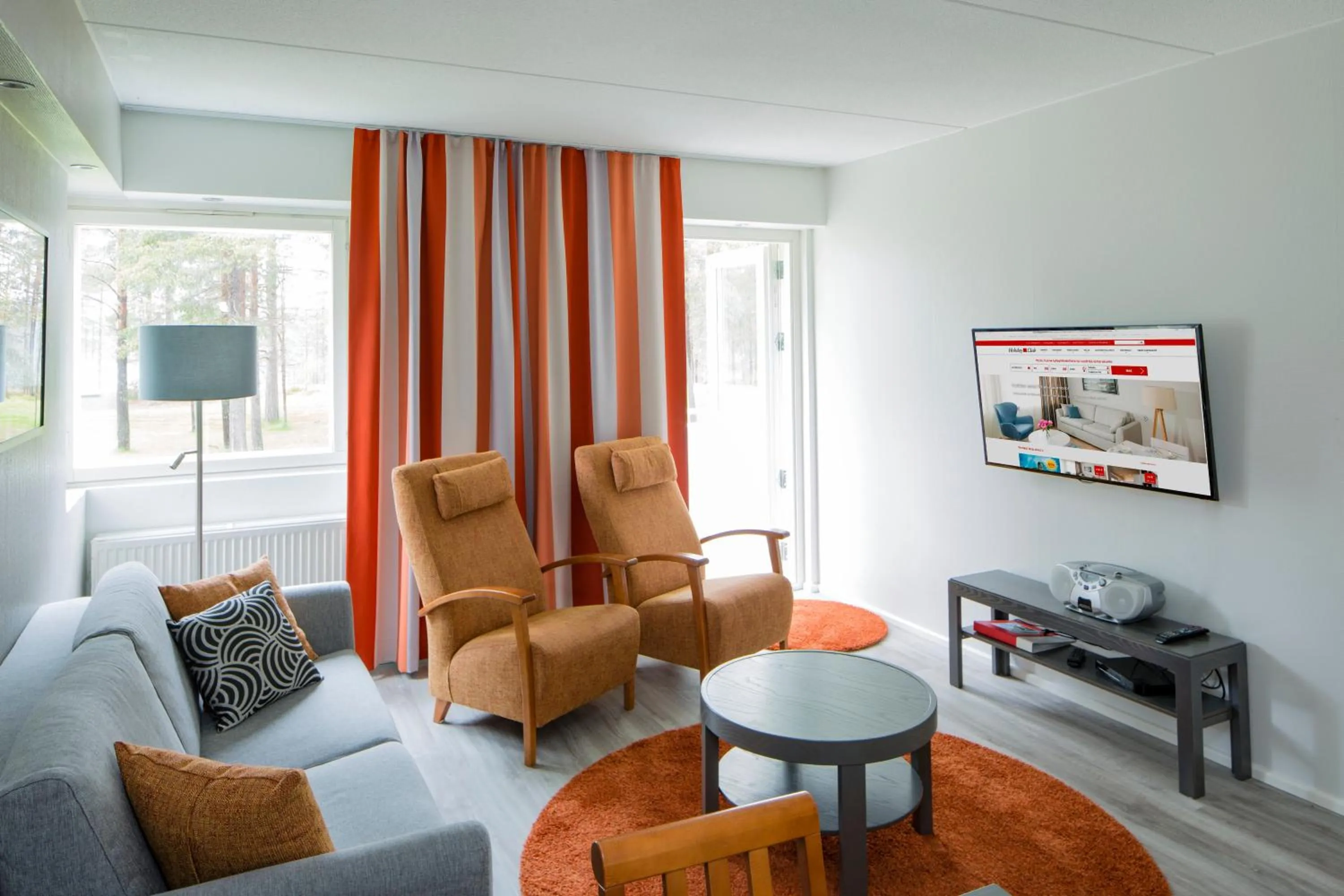 TV and multimedia in Holiday Club Kuusamon Tropiikki Apartments