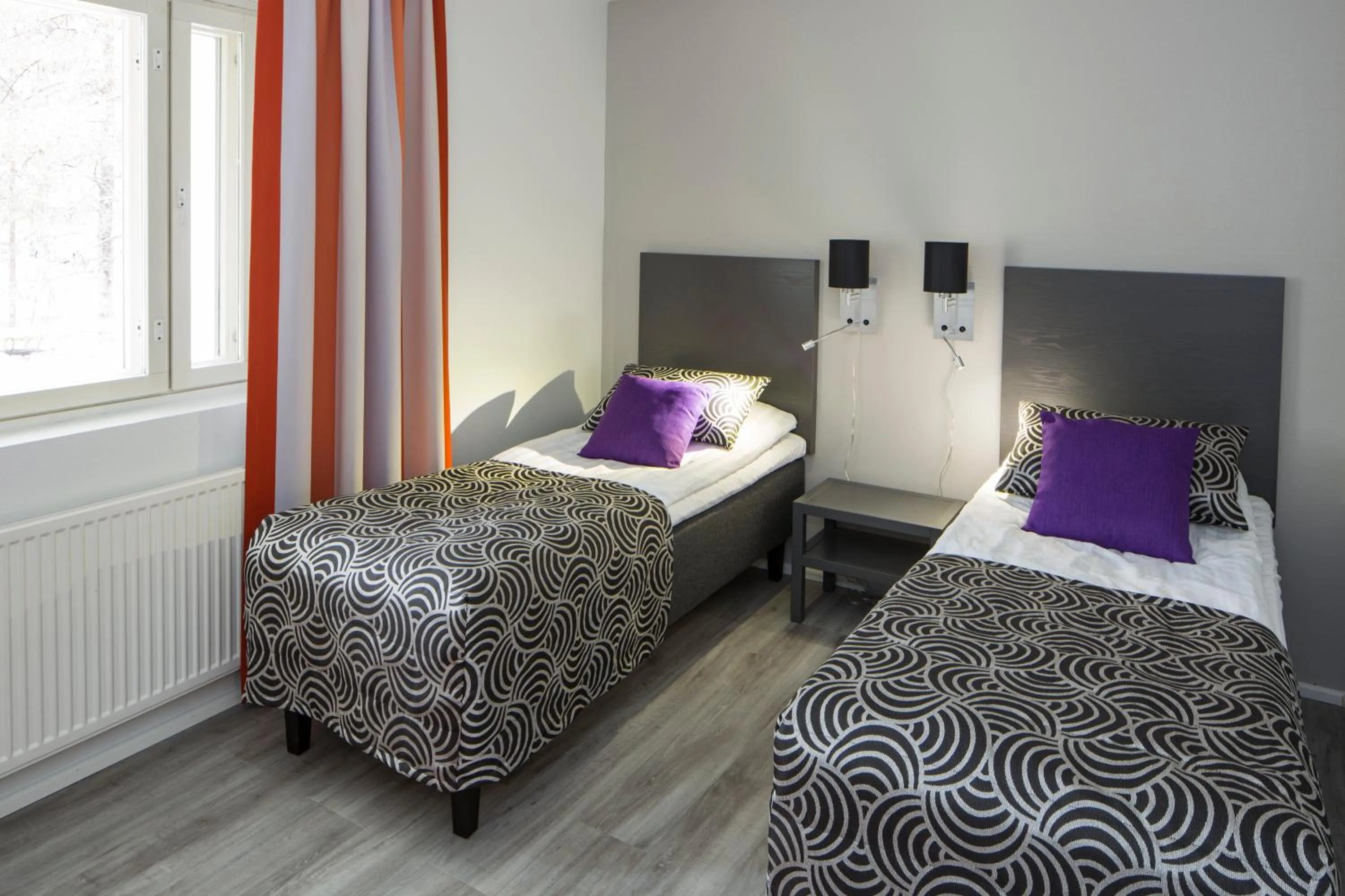 Bed in Holiday Club Kuusamon Tropiikki Apartments