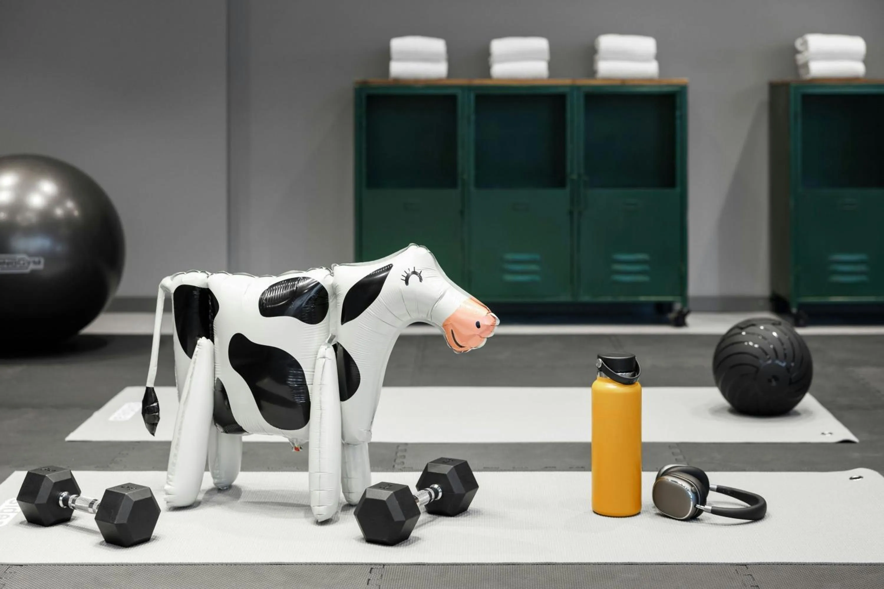 Fitness centre/facilities in Moxy Zurich