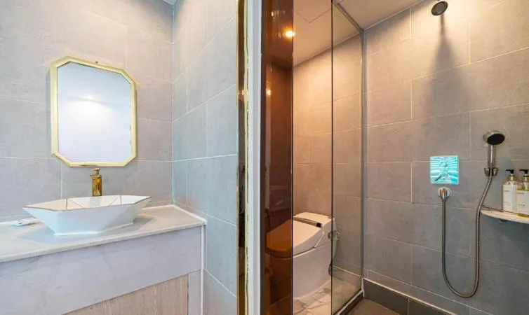 Shower in Gwangalli Hotel primavera in Busan