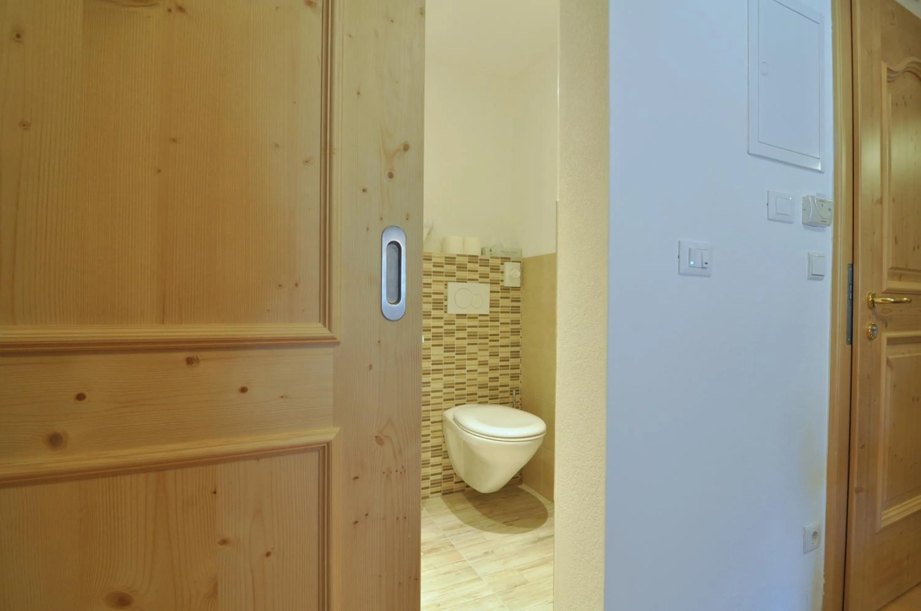 Toilet in Hotel Traube - Stelvio