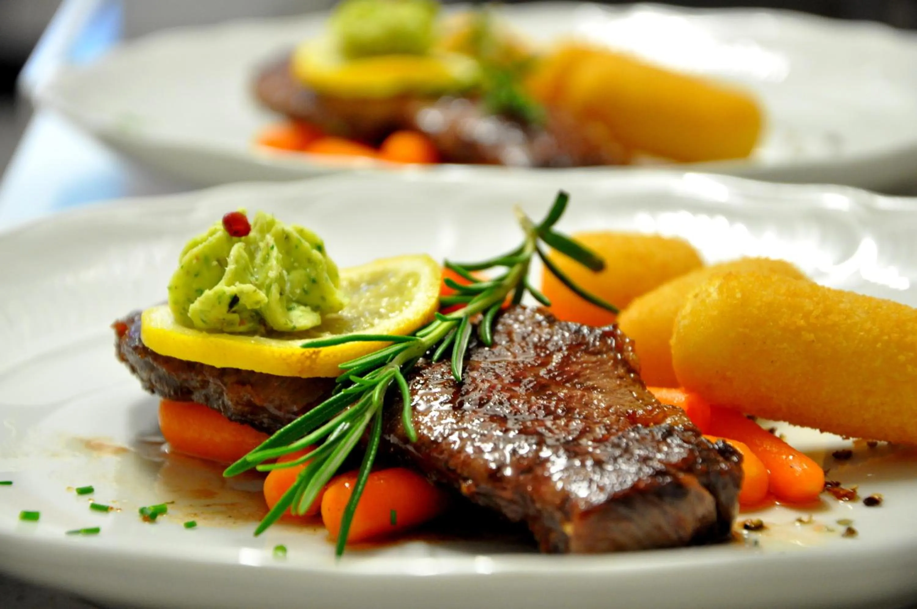 Food close-up in Hotel Traube - Stelvio