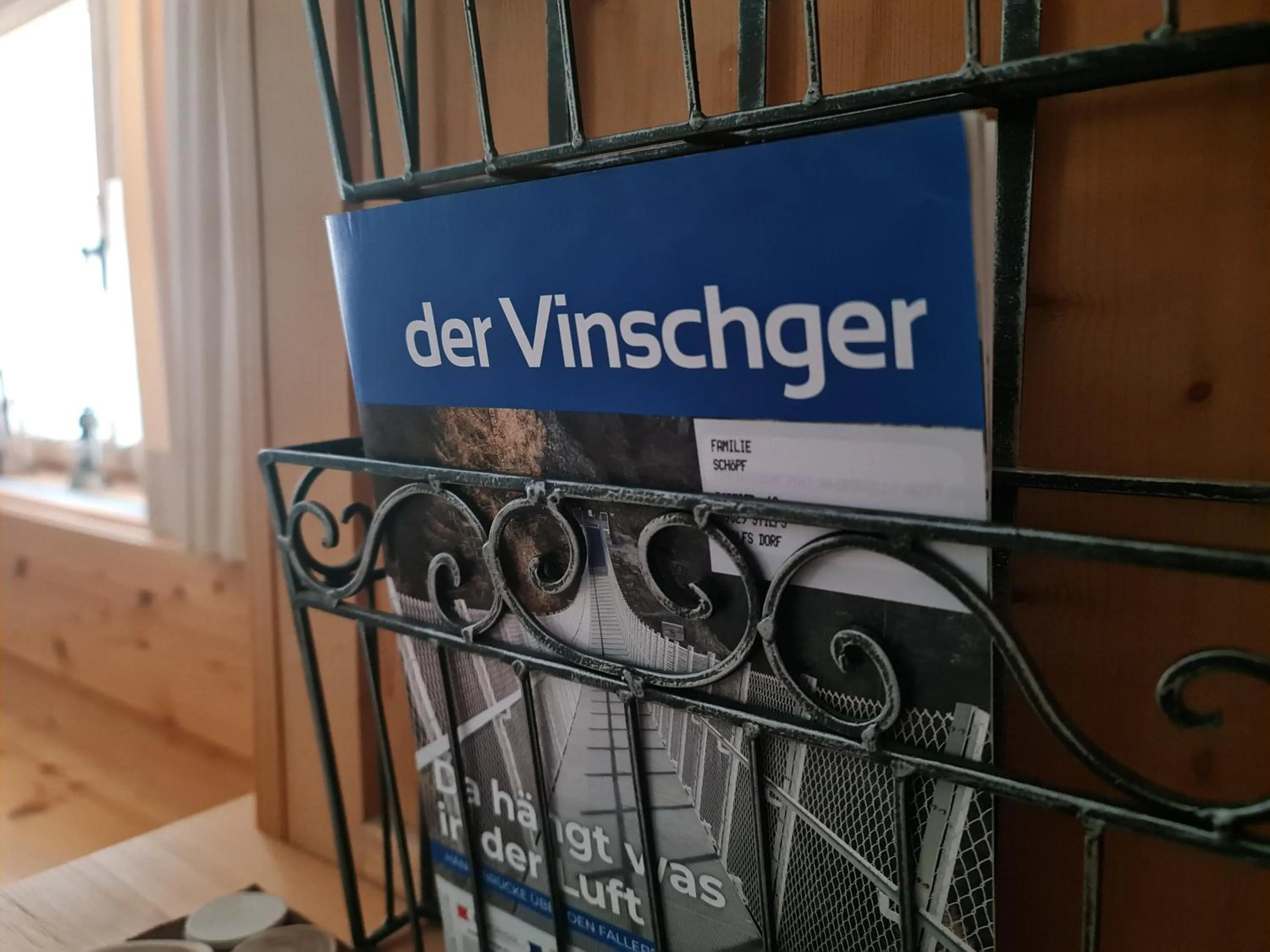 Decorative detail in Hotel Traube - Stelvio