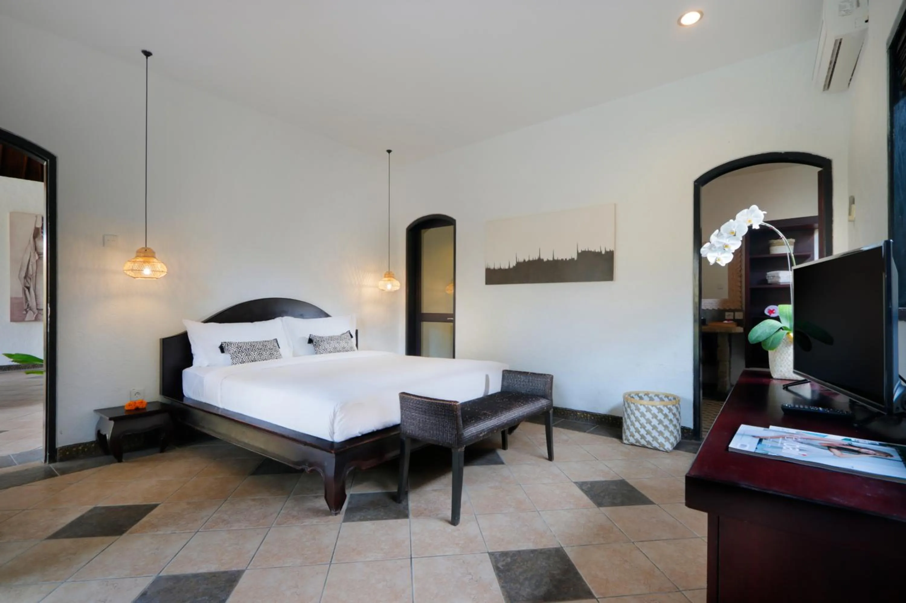 TV and multimedia, Bed in Singgah Villas Seminyak