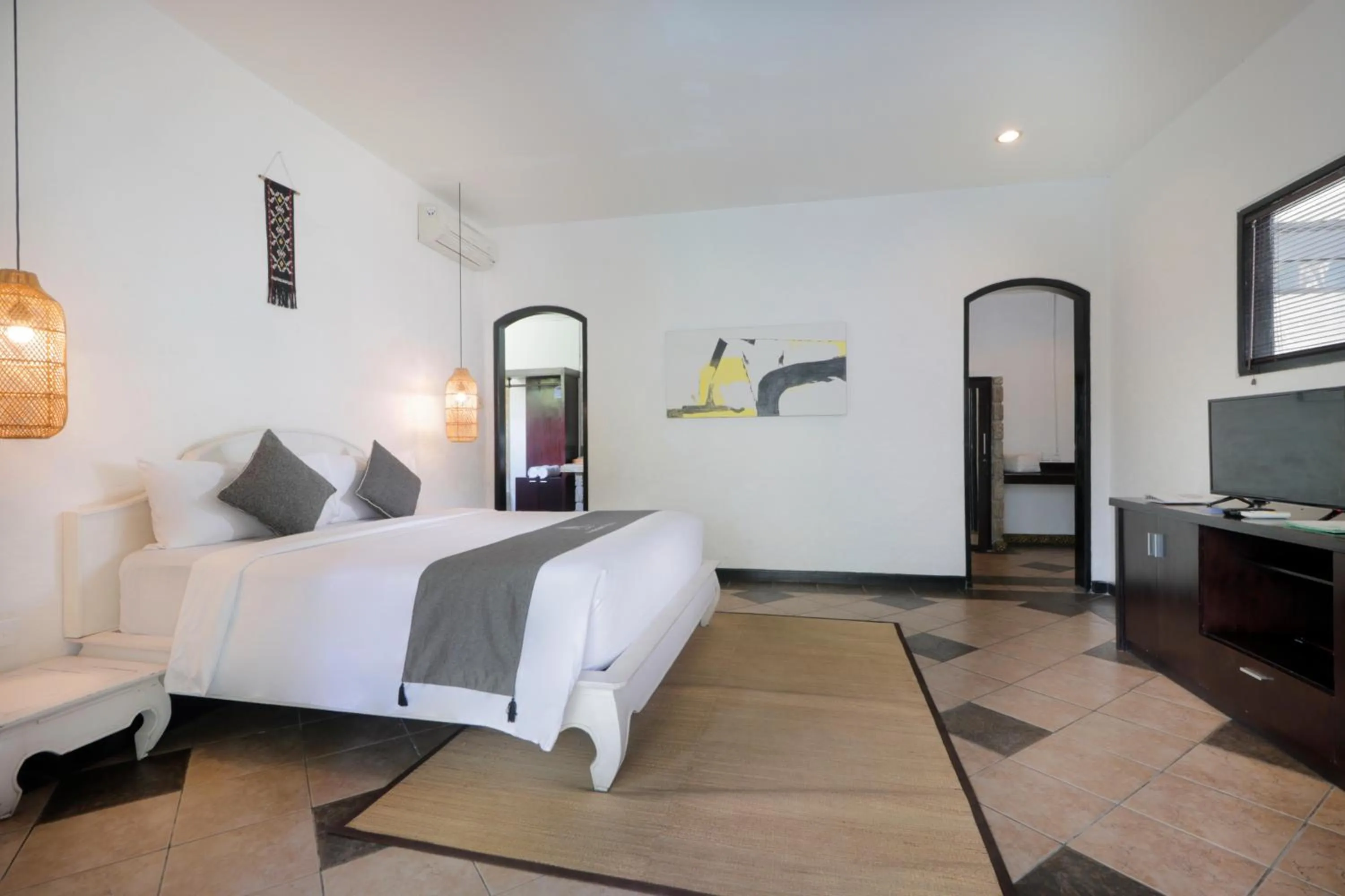Bed in Singgah Villas Seminyak