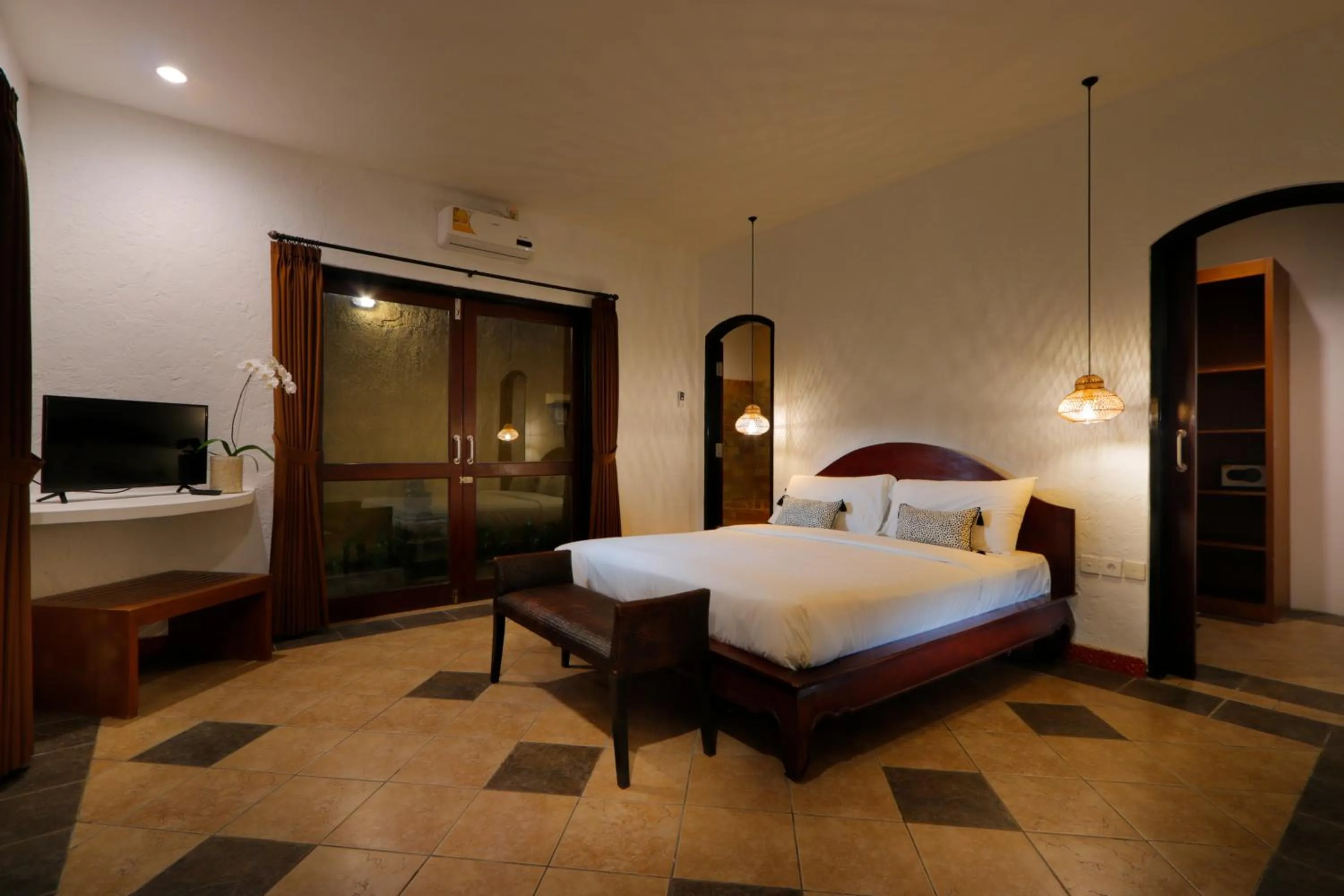 Bedroom, Bed in Singgah Villas Seminyak