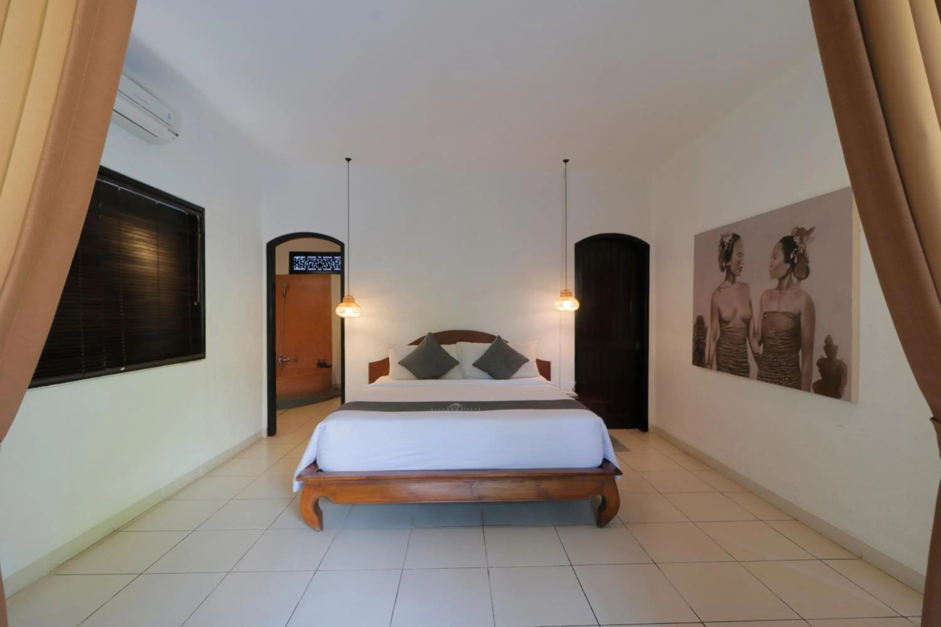 Bed in Singgah Villas Seminyak