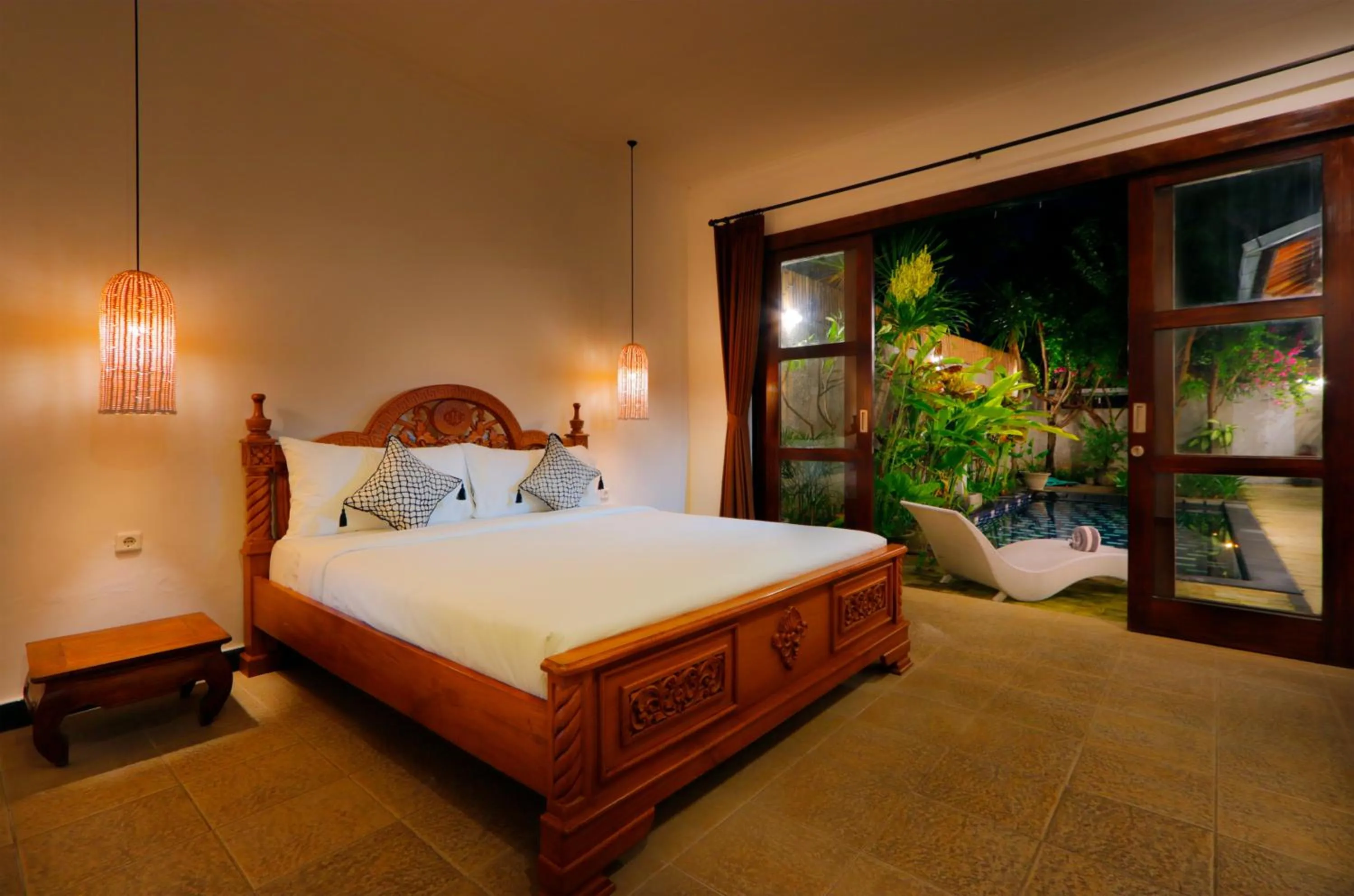 Bedroom, Bed in Singgah Villas Seminyak