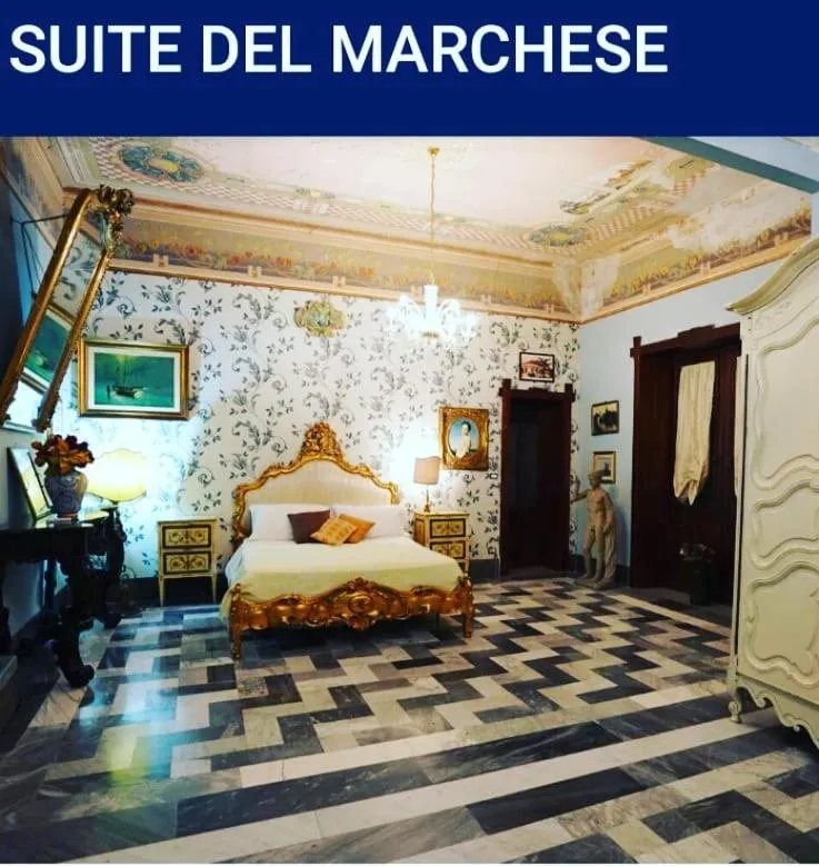 Bed in Villa dei Marchesi Carrozza