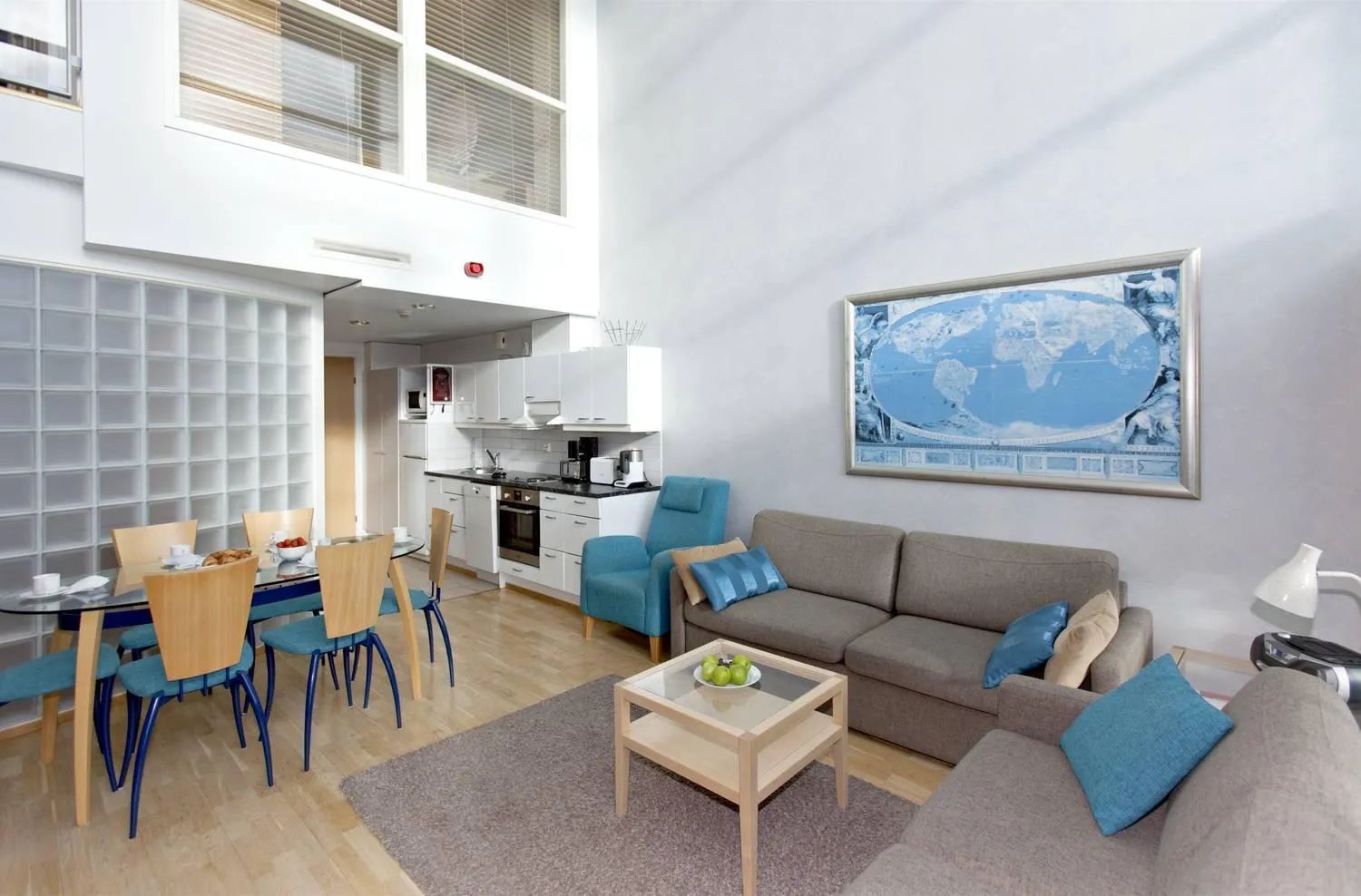 Kitchen or kitchenette in Holiday Club Tampereen Kehräämö Apartments