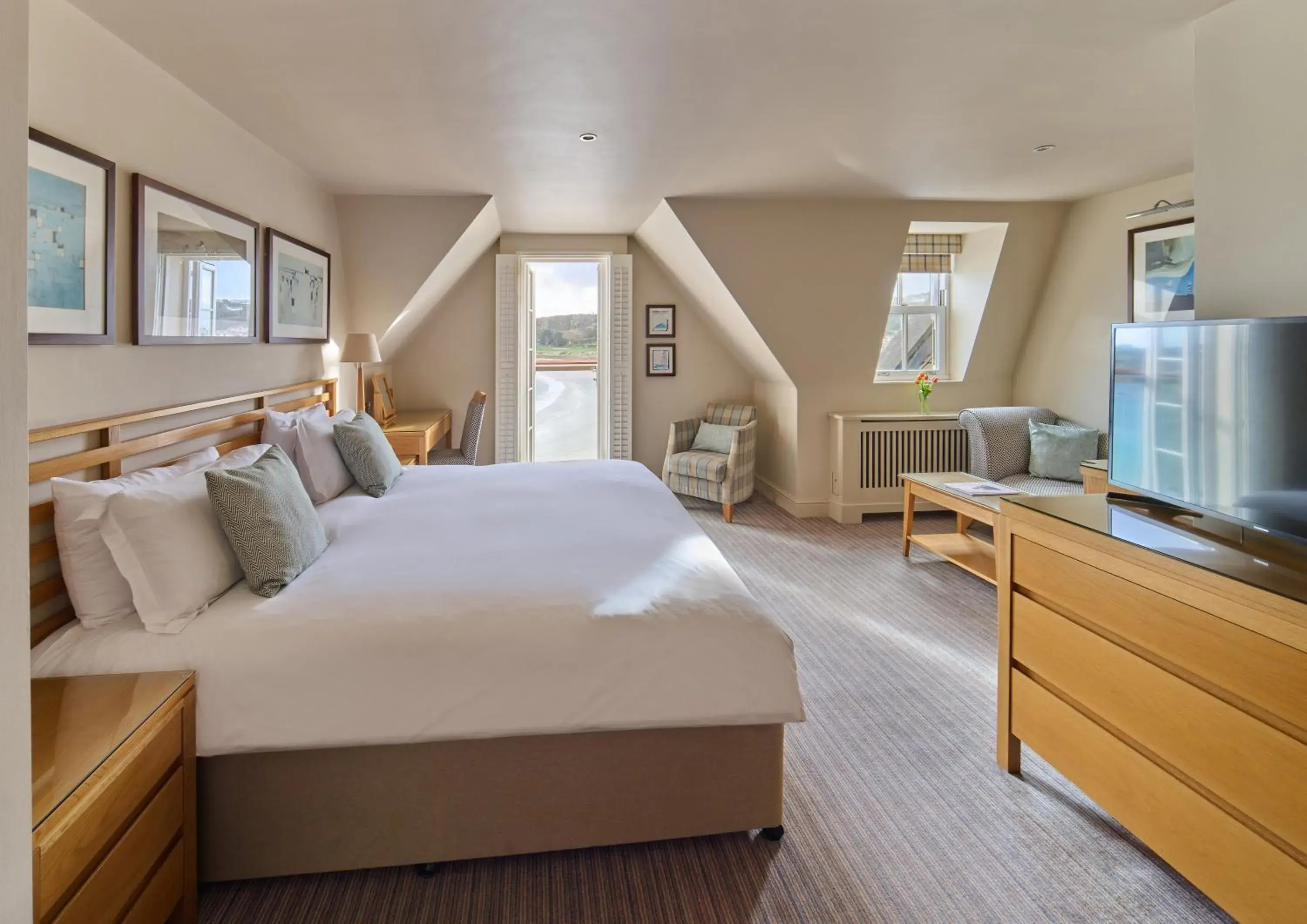 Bed in Braye Beach Hotel, Alderney Bed in Braye Beach Hotel, Alderney