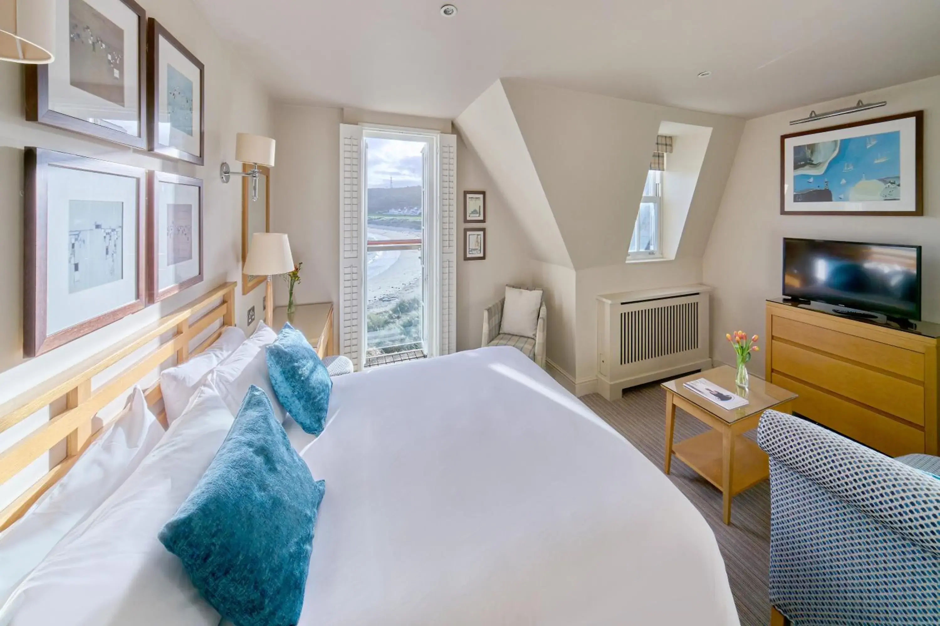 Bed in Braye Beach Hotel, Alderney Bed in Braye Beach Hotel, Alderney