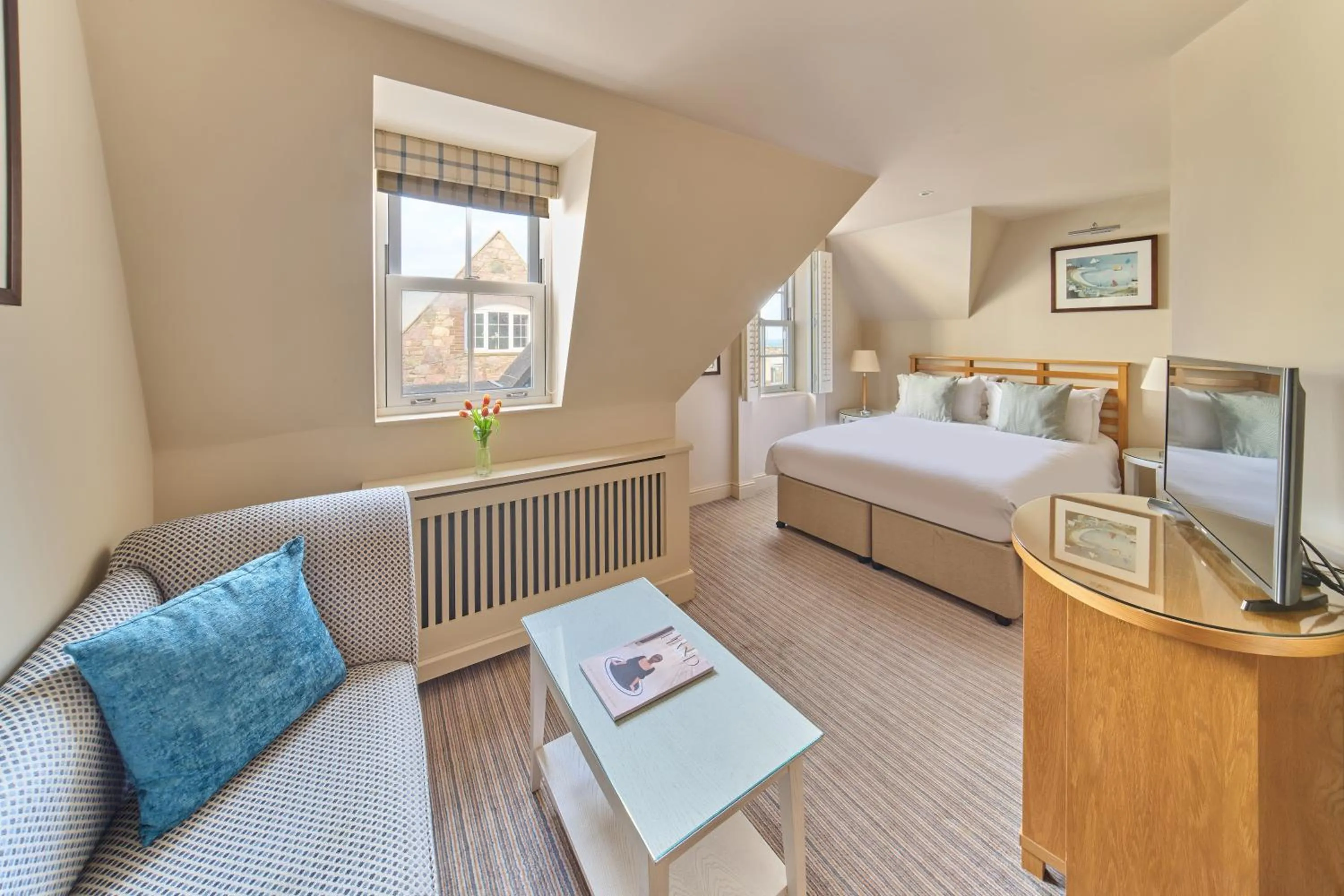 Bed in Braye Beach Hotel, Alderney