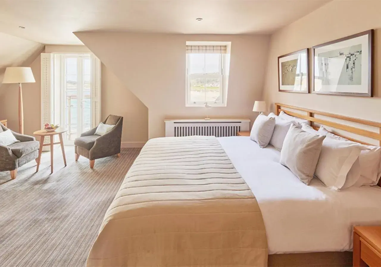 Bed in Braye Beach Hotel, Alderney Bed in Braye Beach Hotel, Alderney