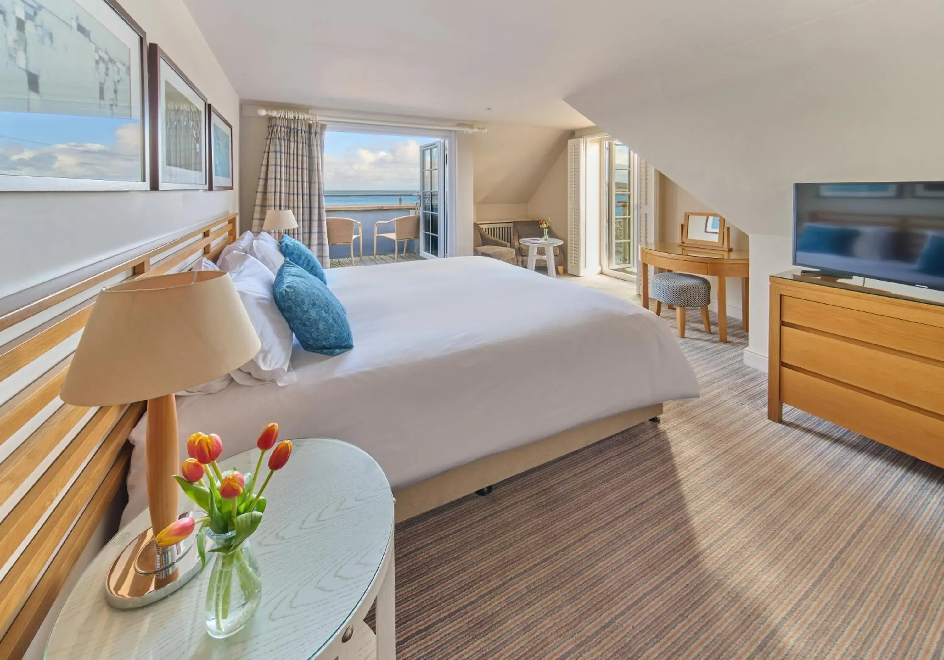 Bed in Braye Beach Hotel, Alderney Bed in Braye Beach Hotel, Alderney