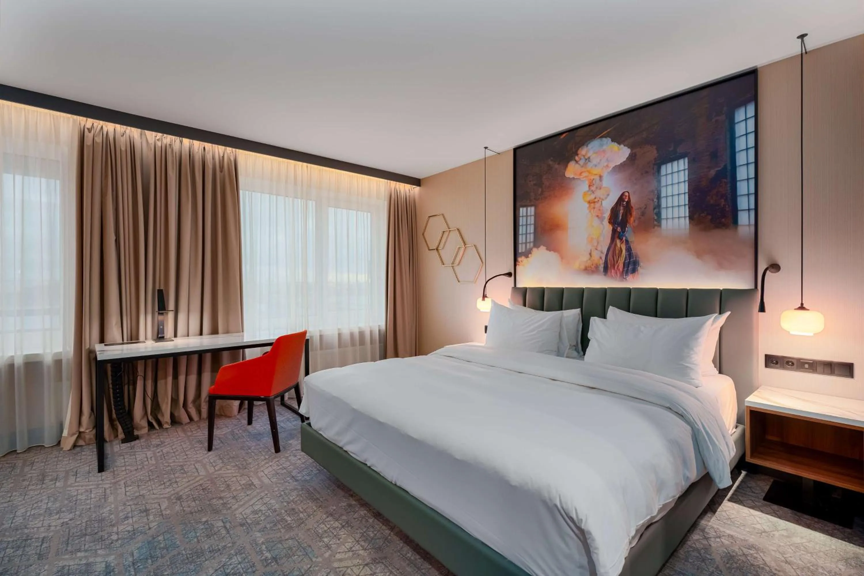 Bed in Radisson Blu Hotel & Spa, Daugava Riga