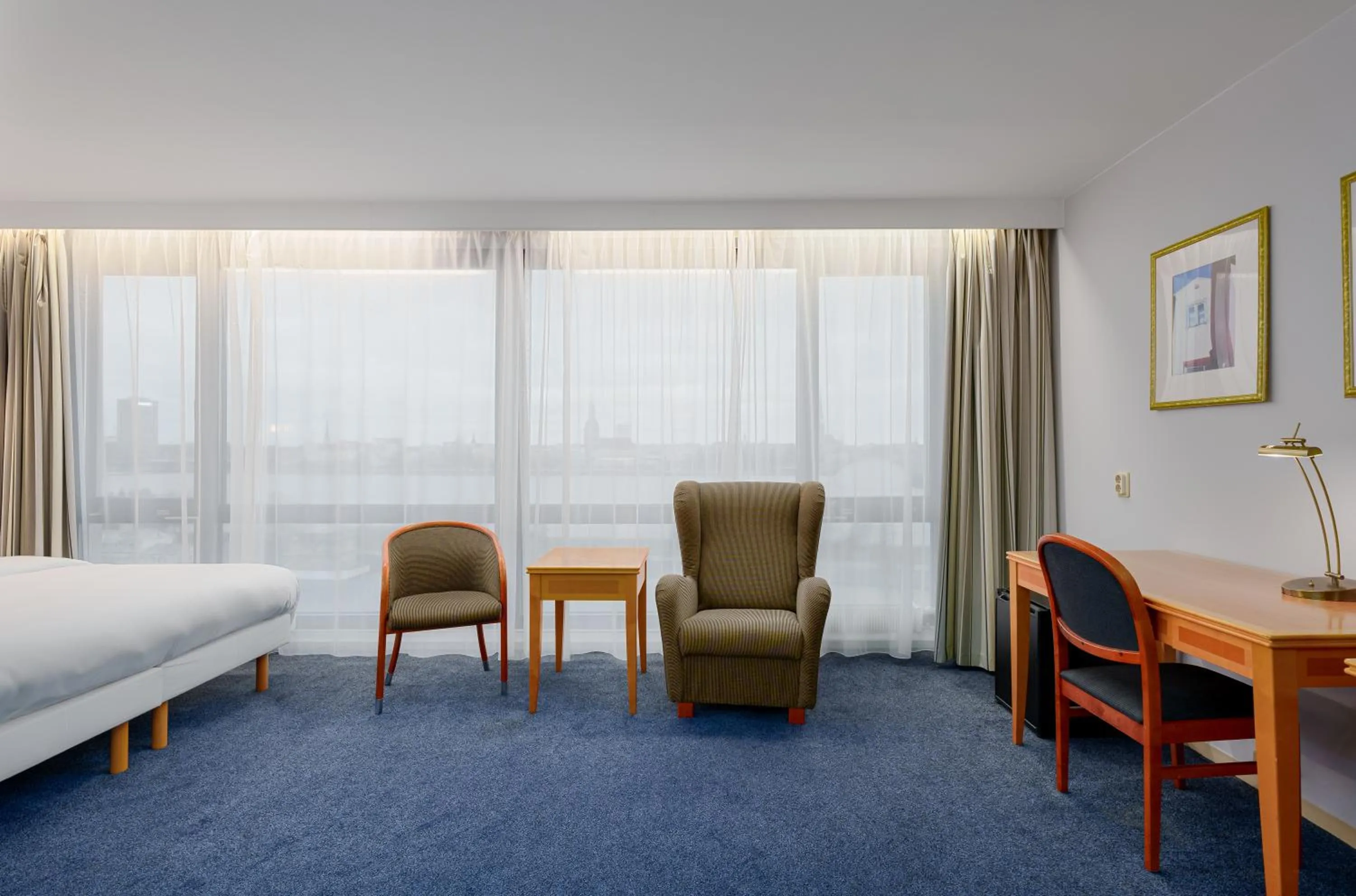 River view, Bed in Radisson Blu Hotel & Spa, Daugava Riga