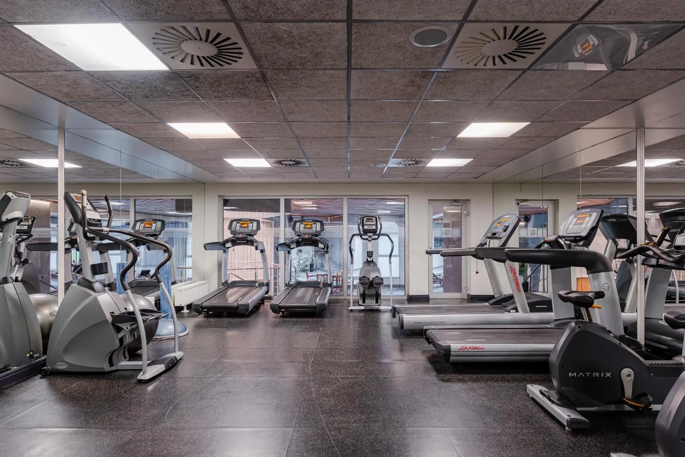 Fitness centre/facilities in Radisson Blu Hotel & Spa, Daugava Riga Fitness centre/facilities in Radisson Blu Hotel & Spa, Daugava Riga