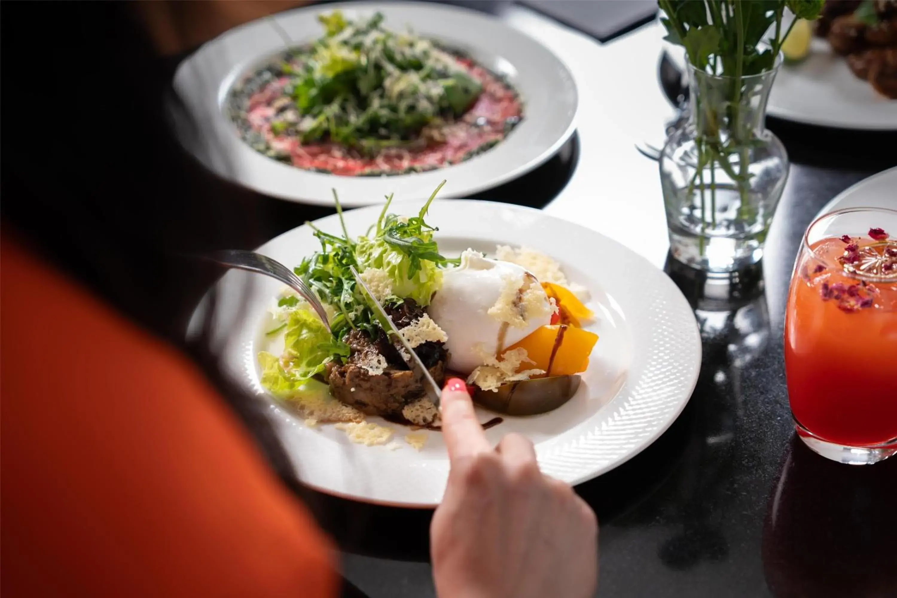 Food close-up in Radisson Blu Hotel & Spa, Daugava Riga Food close-up in Radisson Blu Hotel & Spa, Daugava Riga