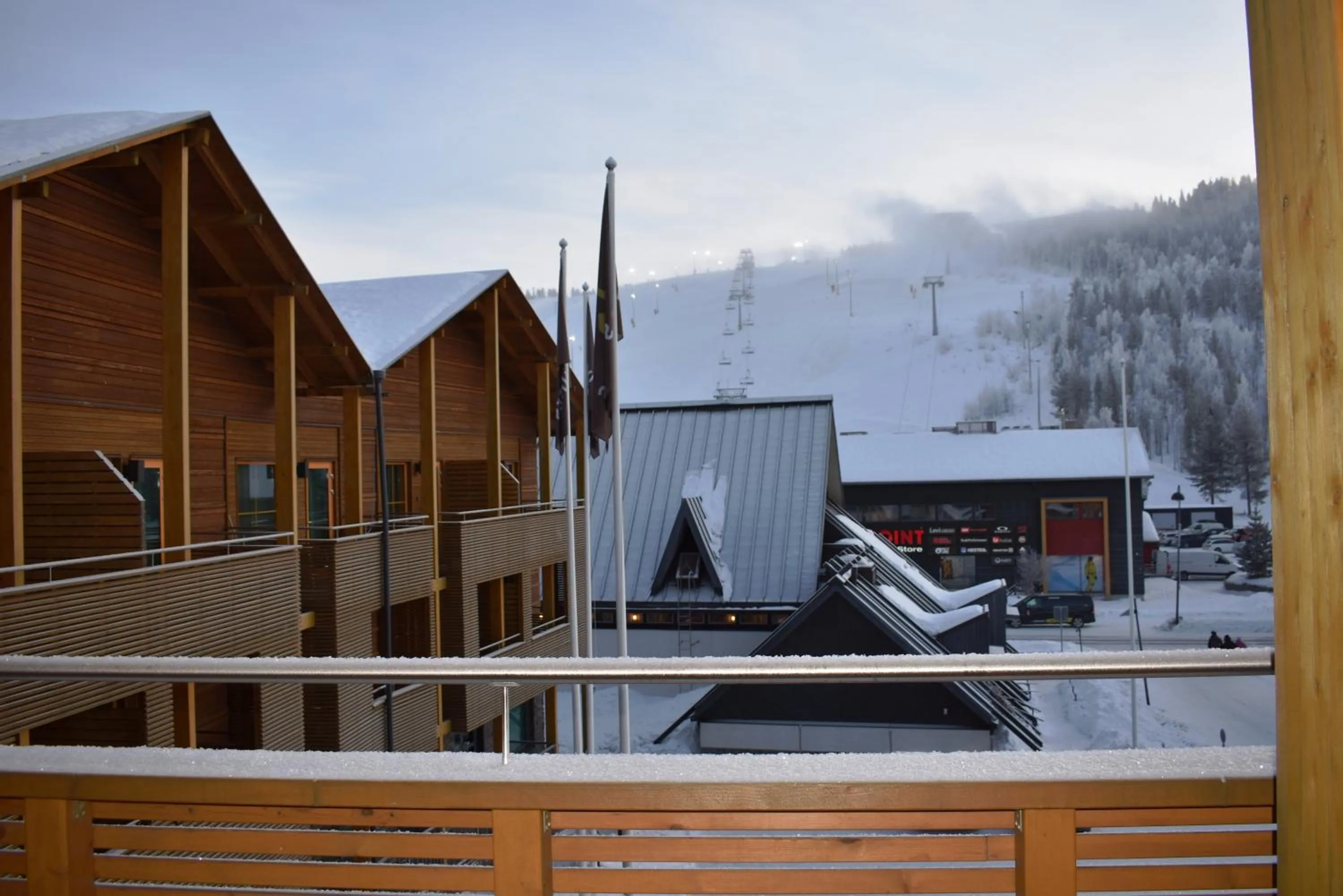 Mountain view in Levi Suites Levi Gold