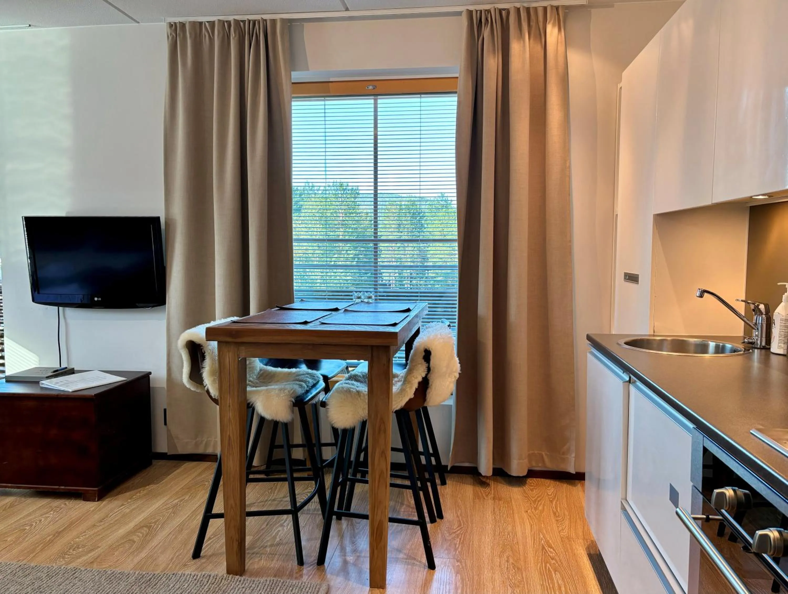 Dining area in Levi Suites Levi Gold