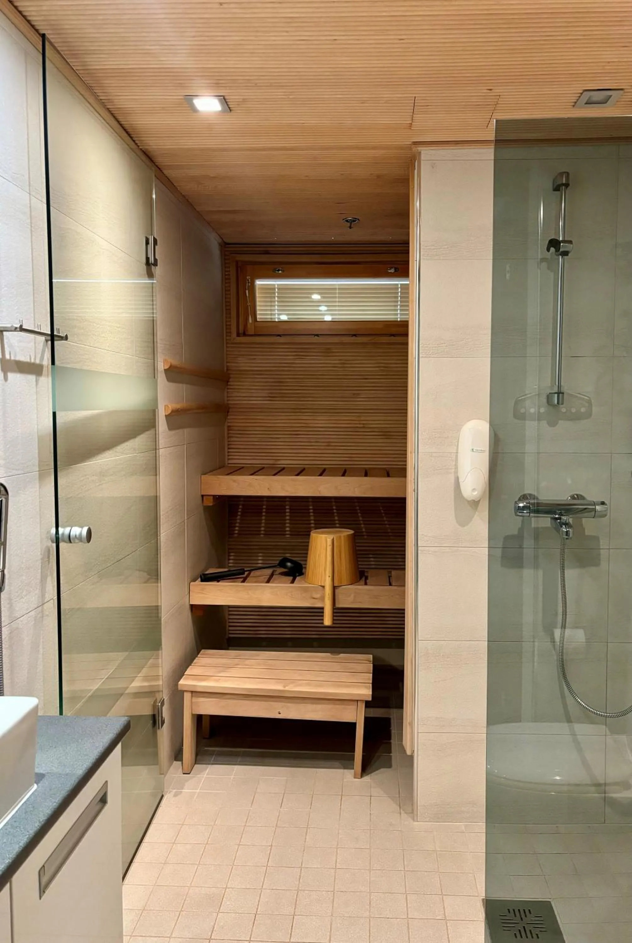 Sauna in Levi Suites Levi Gold