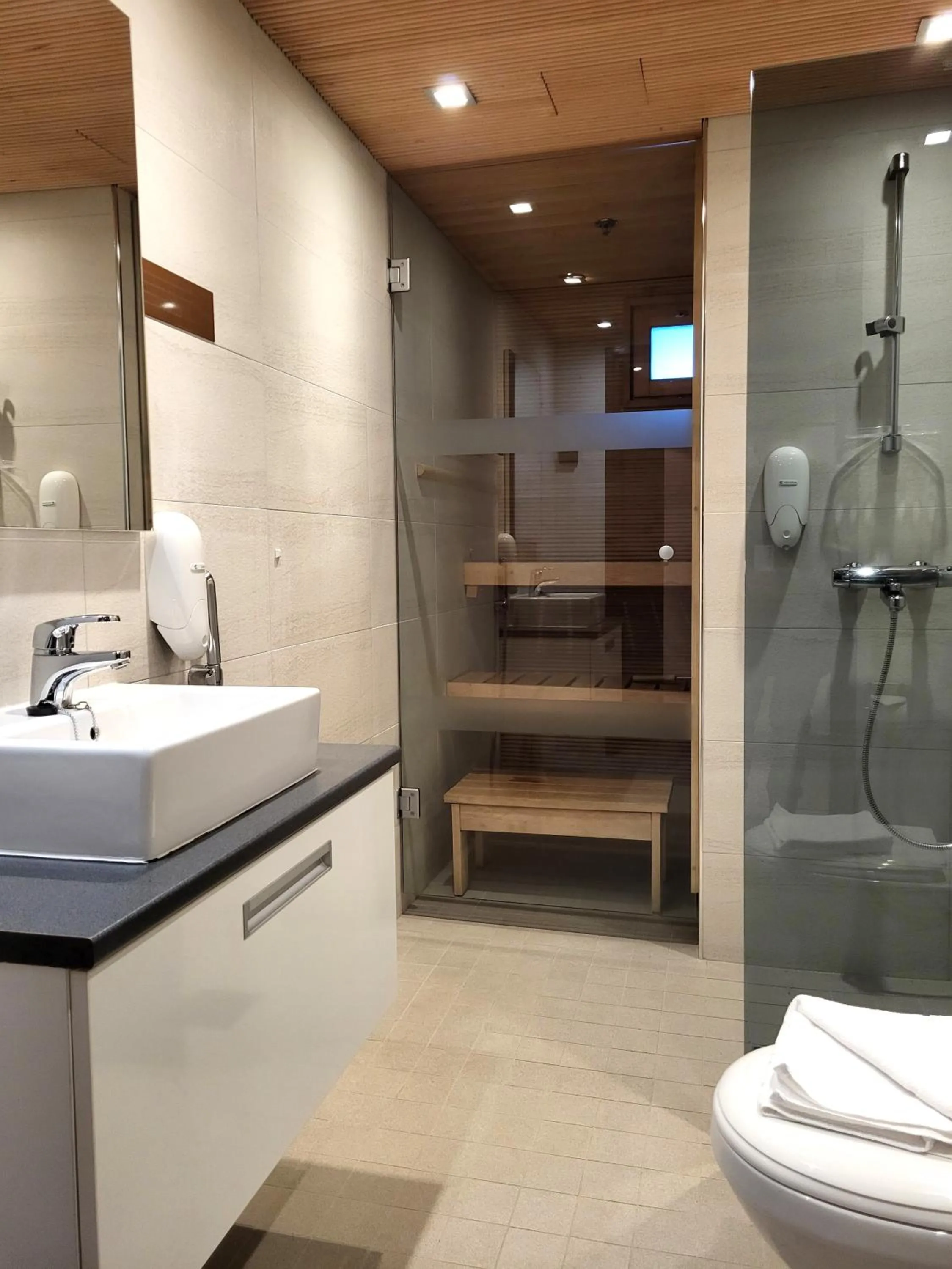 Shower in Levi Suites Levi Gold