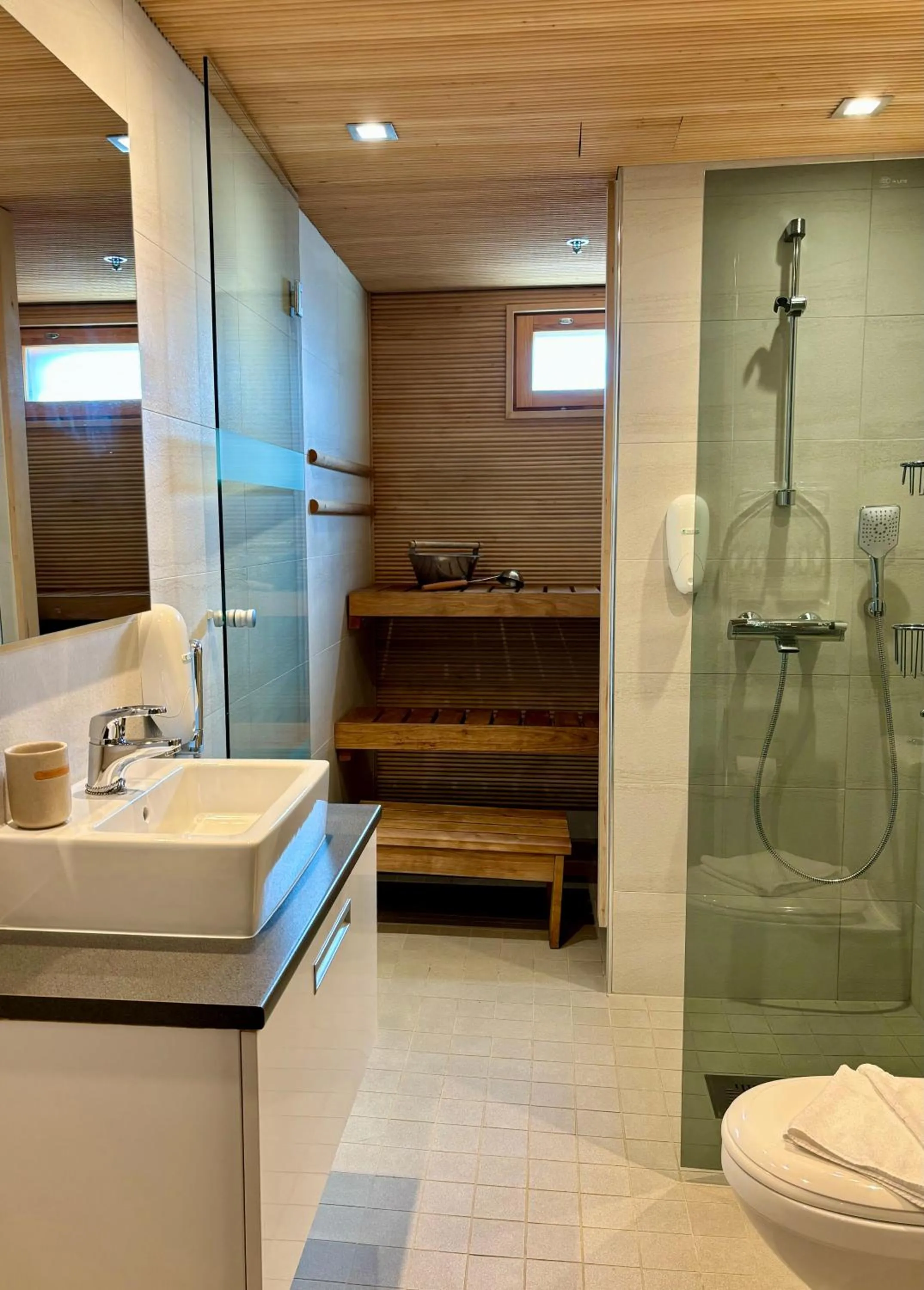 Shower in Levi Suites Levi Gold